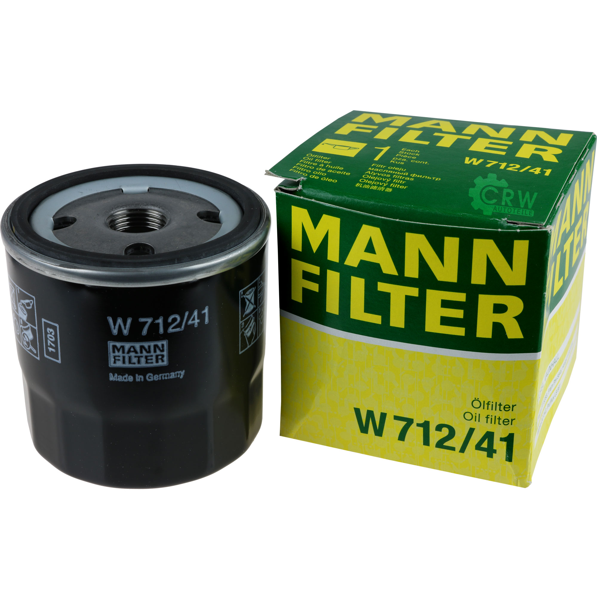 MANN-FILTER Ölfilter W 712 Anschraubfilter