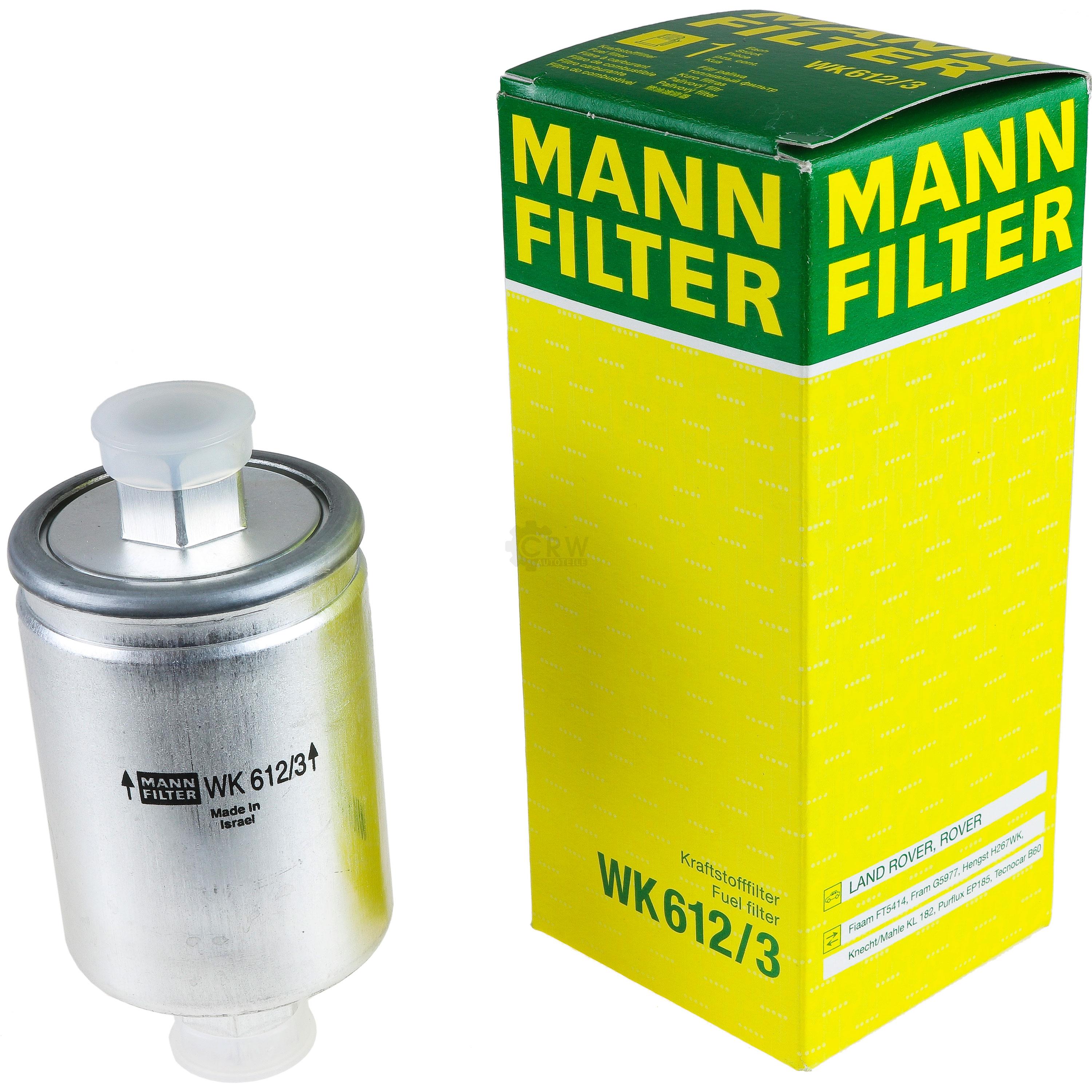 MANN-FILTER Kraftstofffilter WK 612/3 Fuel Filter