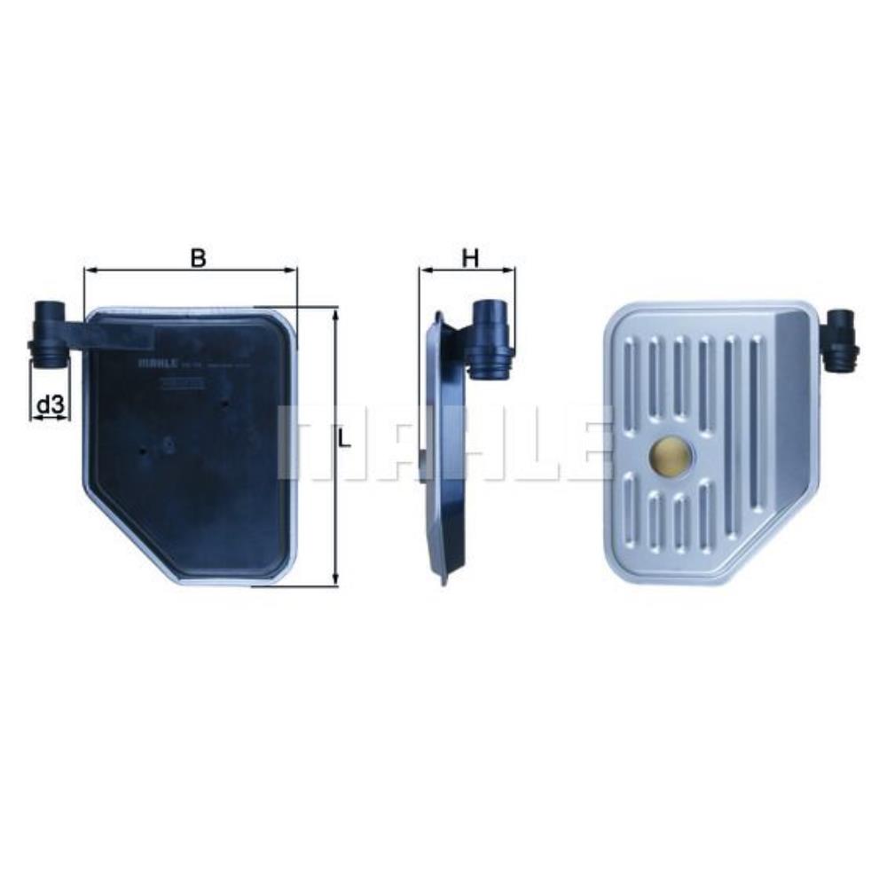 MAHLE/KNECHT  Hydraulikfilter, Automatikgetriebe