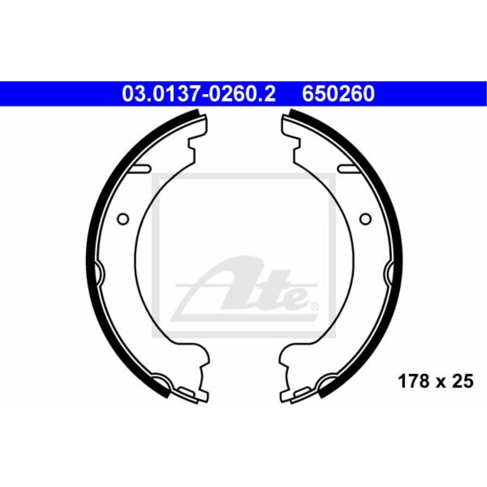 Bremsbackensatz Feststellbremse 03.0137-0260.2 für Volvo 850 LS