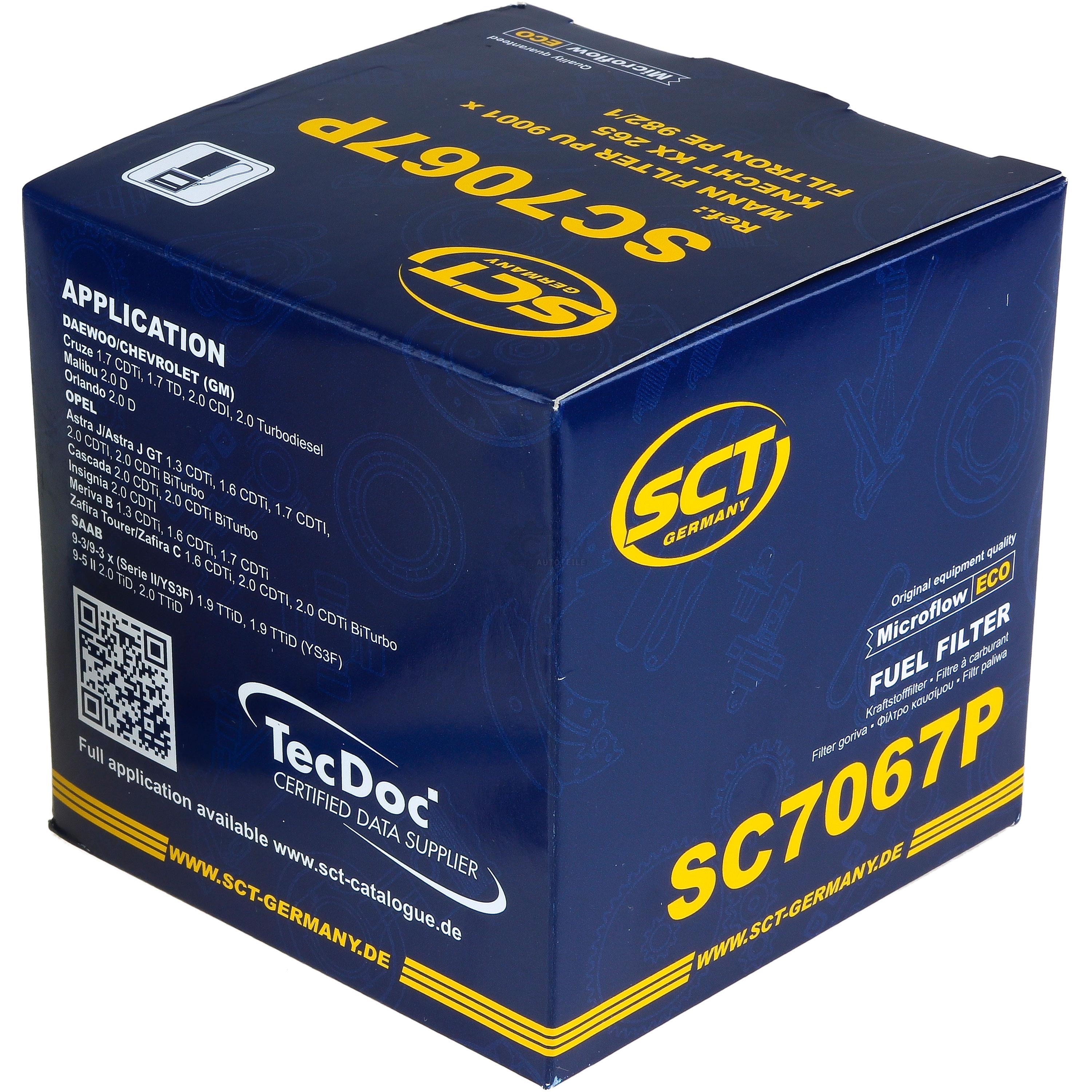 Kraftstofffilter für Opel Zafira Tourer C P12 2.0 CDTi 1.6 Astra J