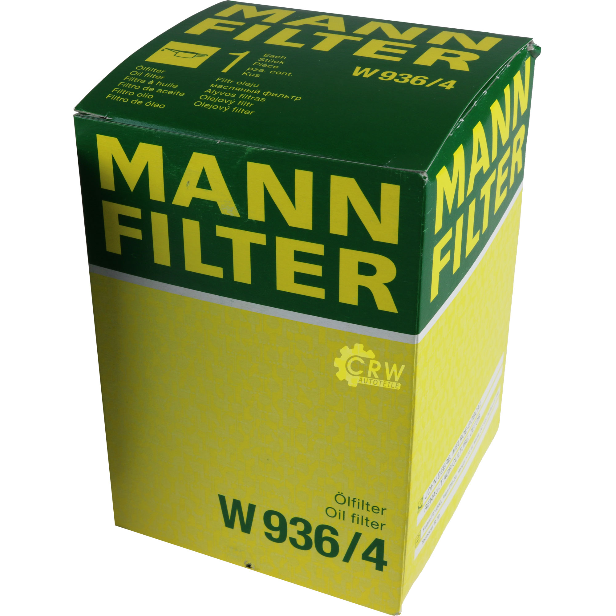 MANN-FILTER Ölfilter Oelfilter W 936/4 Oil Filter