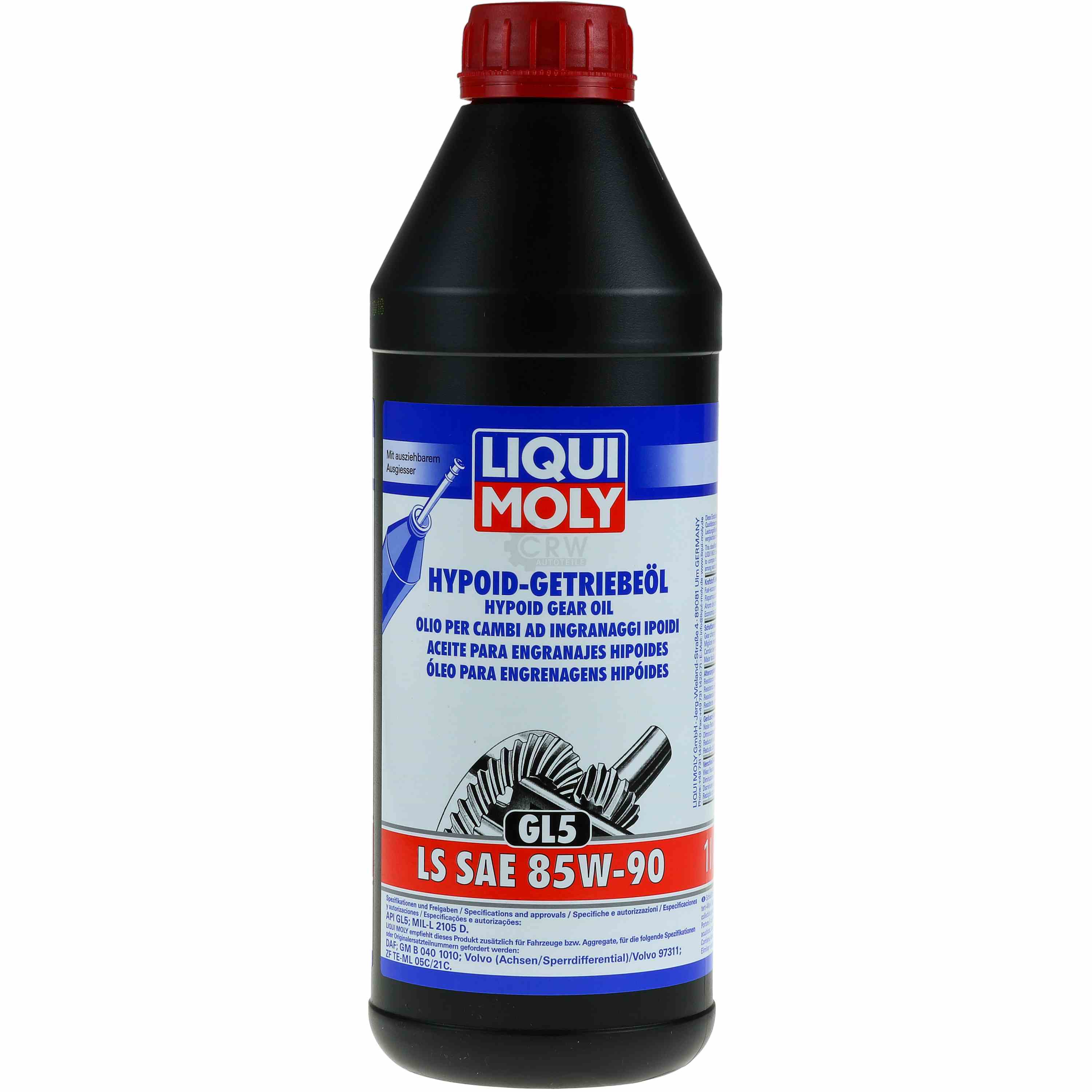 Liqui Moly 1L Hypoid-Getriebeöl GL5 LS SAE 85W-90 MIL-L 2105 D GM VOLVO