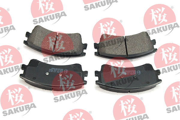SAKURA Bremsbeläge Bremsbelegsatz vorne passend für Mazda 6 Station Wagon