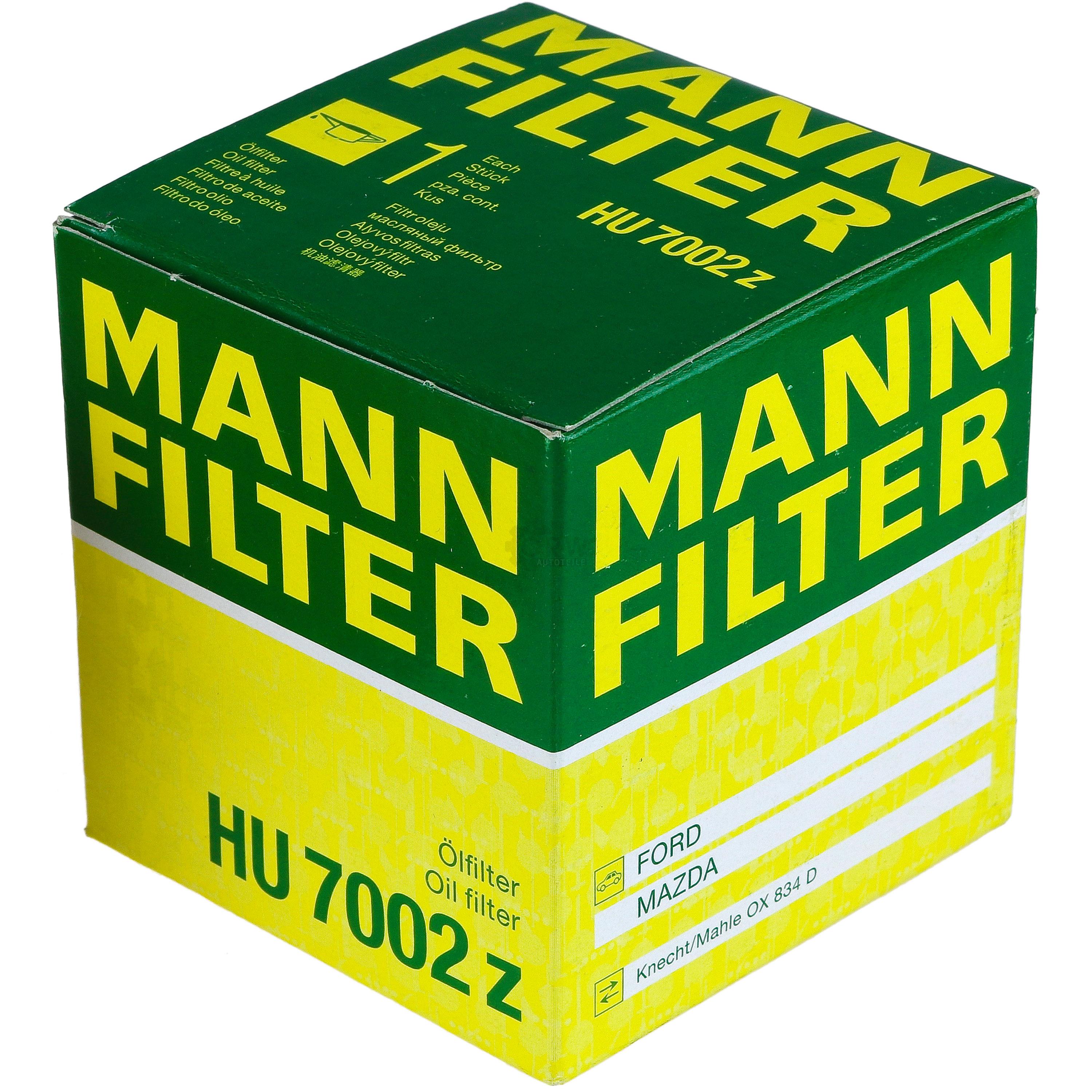 MANN-FILTER Ölfilter HU 7002 z Oil Filter