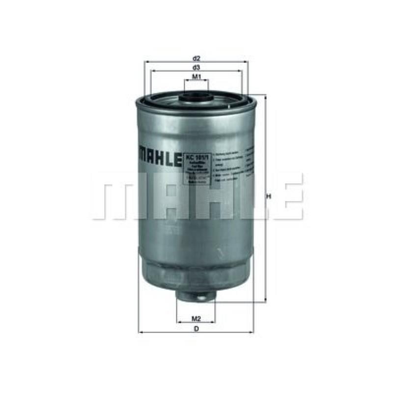 MAHLE / KNECHT Kraftstofffilter KC 101/1 Fuel Filter