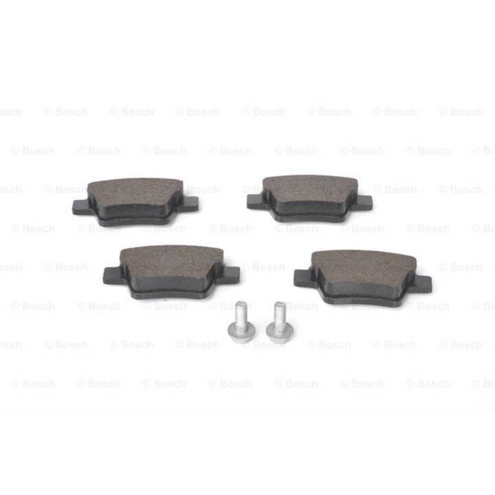 BOSCH Satz Bremsbeläge + Bremsscheiben Voll hinten für Peugeot 207 CC WD 307