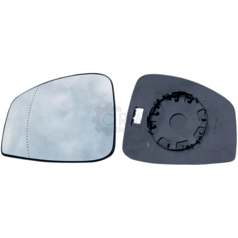 ALKAR Spiegelglas Außenspiegel links passend für Renault Scénic III JZ0/1_