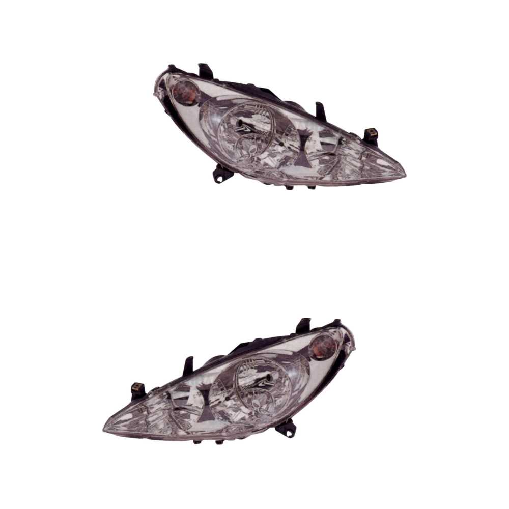Halogen Scheinwerfer Set links & rechts H1 für Peugeot 307 SW CC