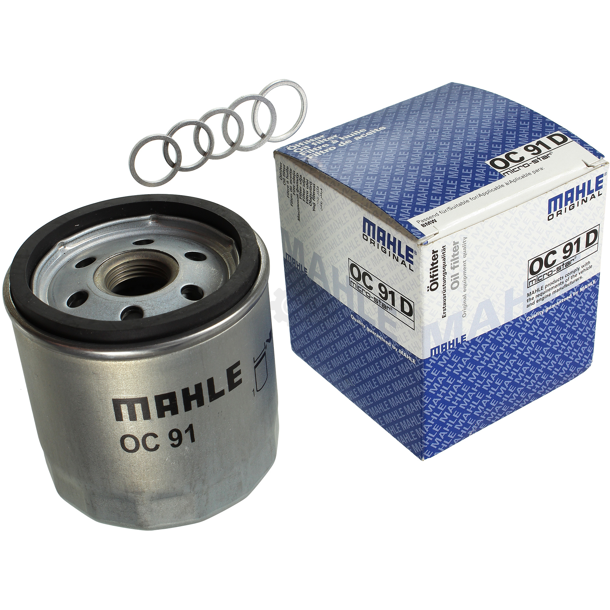 MAHLE / KNECHT Ölfilter OC 91D Oil Filter