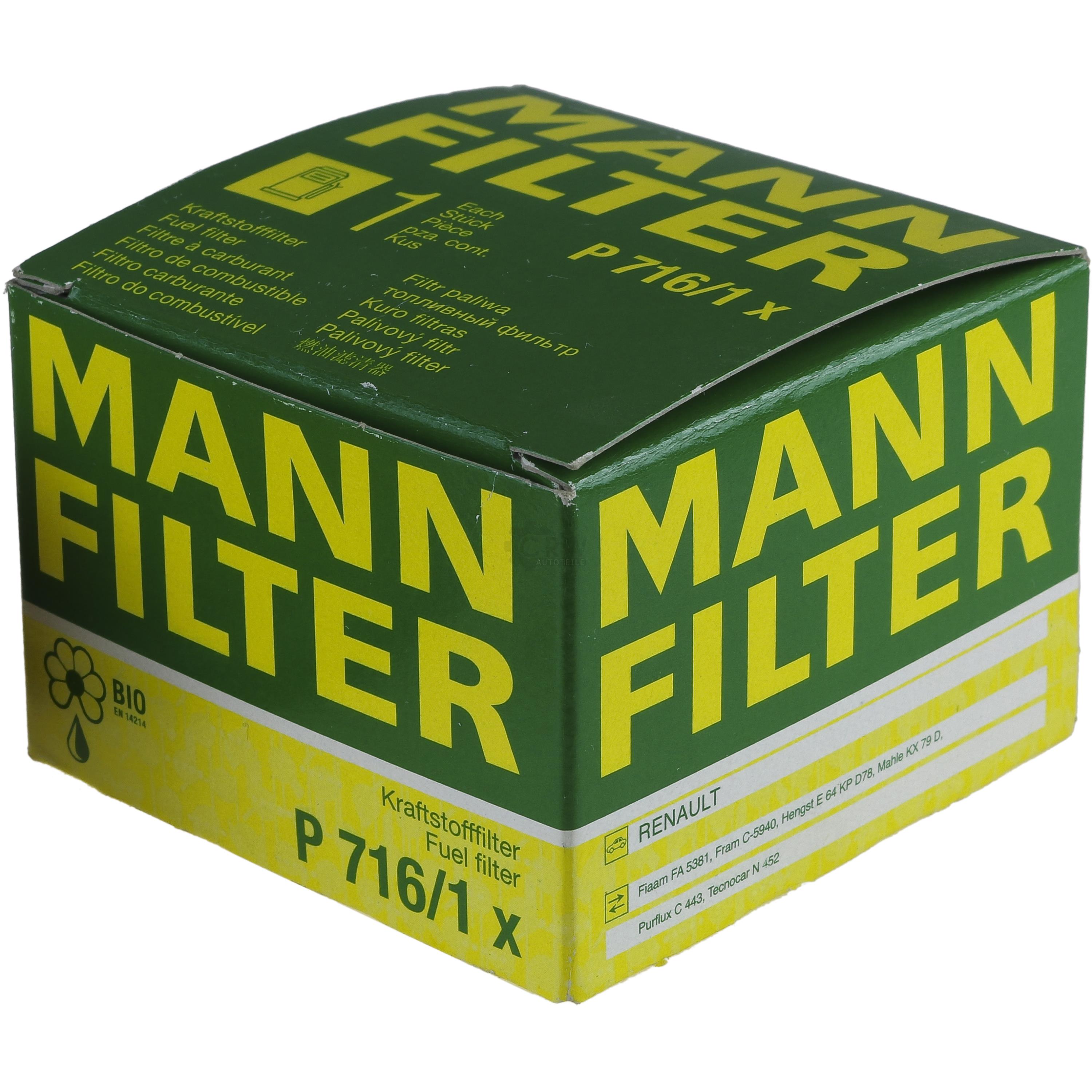 MANN-FILTER Kraftstofffilter P 716/1 x Fuel Filter