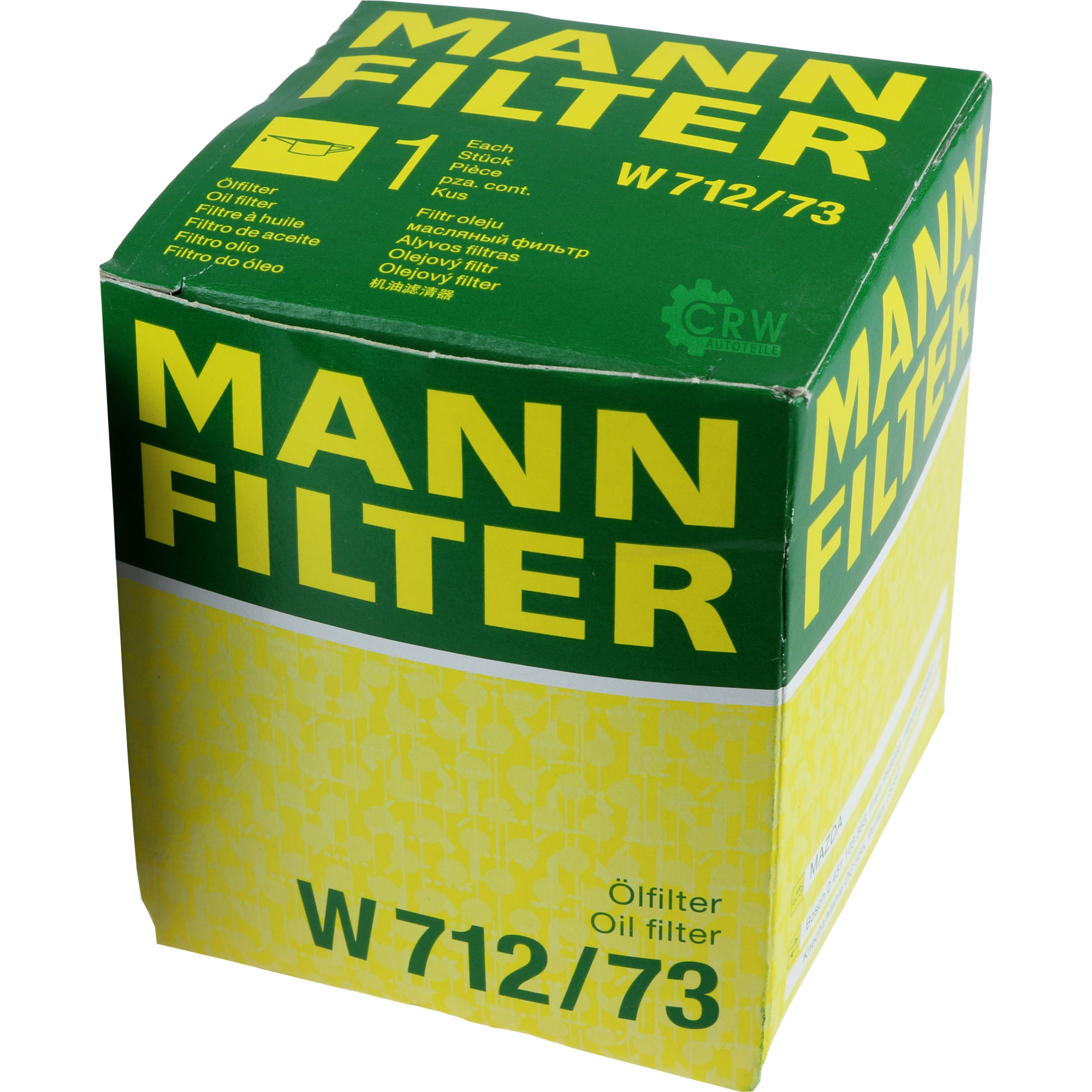 MANN-FILTER Ölfilter W 712/73 Oil Filter