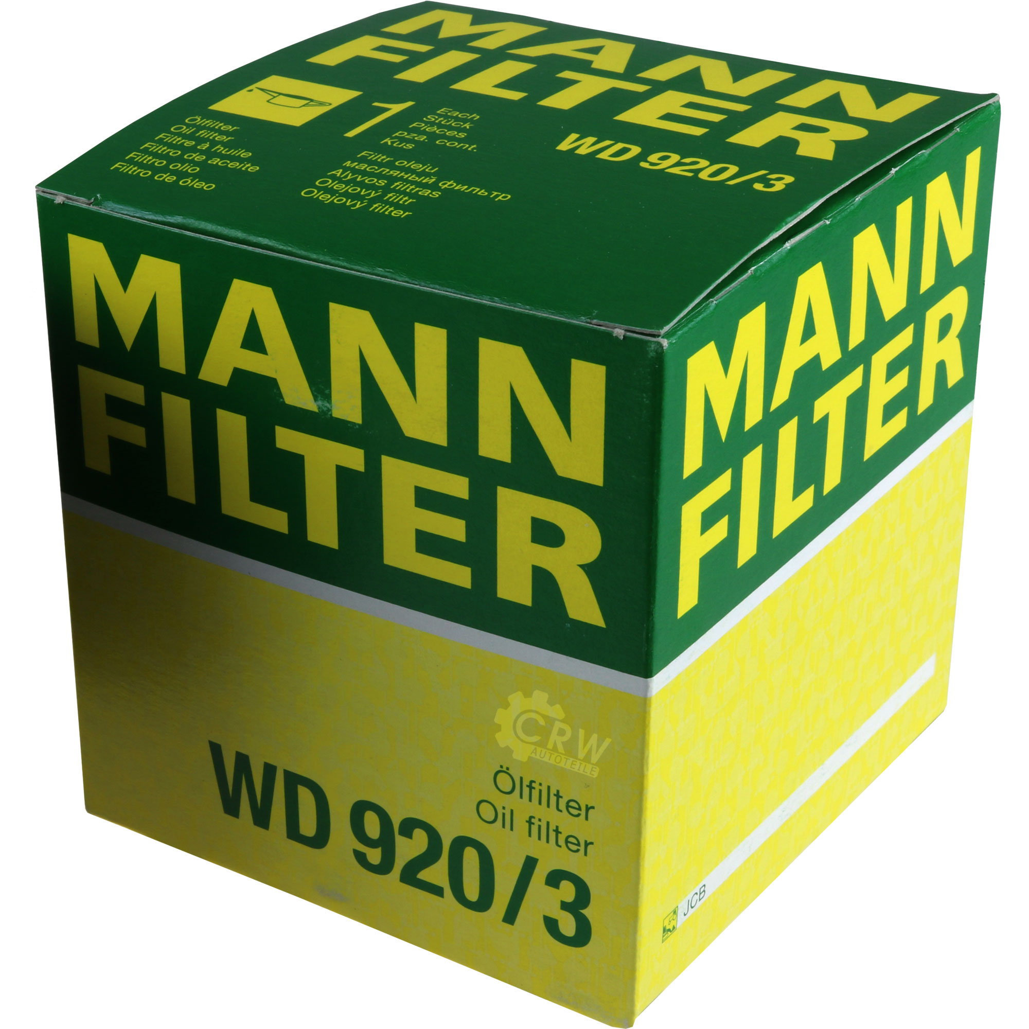 MANN-FILTER Hydraulikfilter für Automatikgetriebe WD 920/3