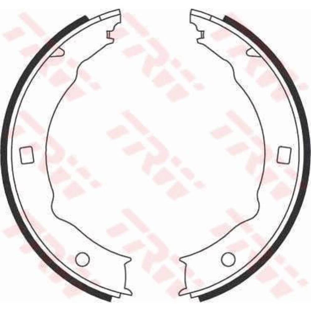 Bremsbackensatz Feststellbremse GS8683 für Citroën Xsara N1 Peugeot 406 Break 8E/F 607 9D 9U 8B