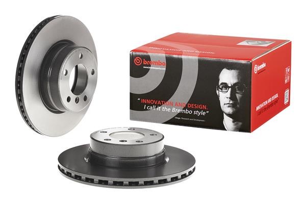BREMBO Satz Bremsen Bremsscheiben belüftet vorne + Bremsbeläge für BMW 5er E60
