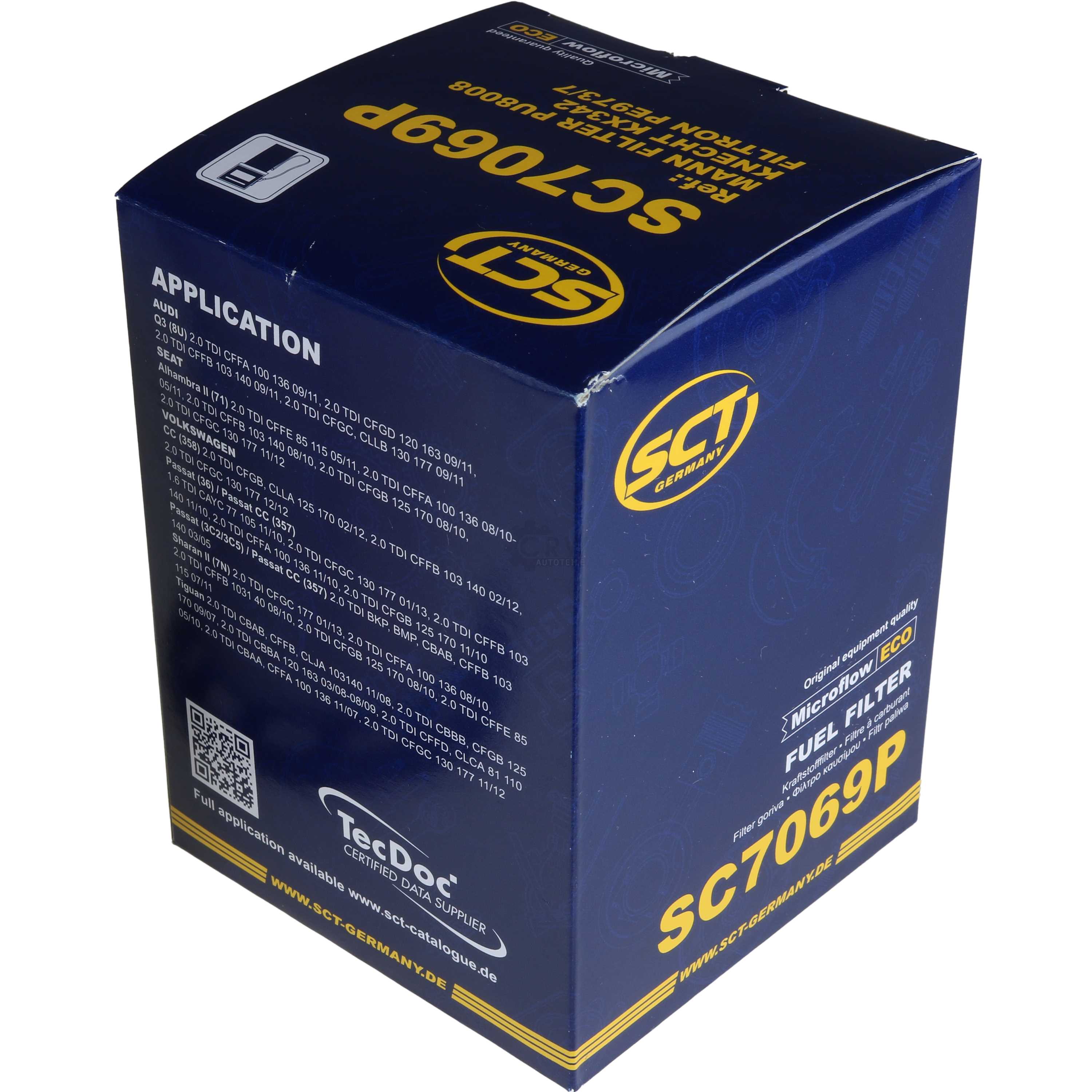 Kraftstofffilter für VW Passat Variant 3C5 2.0 TDI 16V 365 1.6 5N_