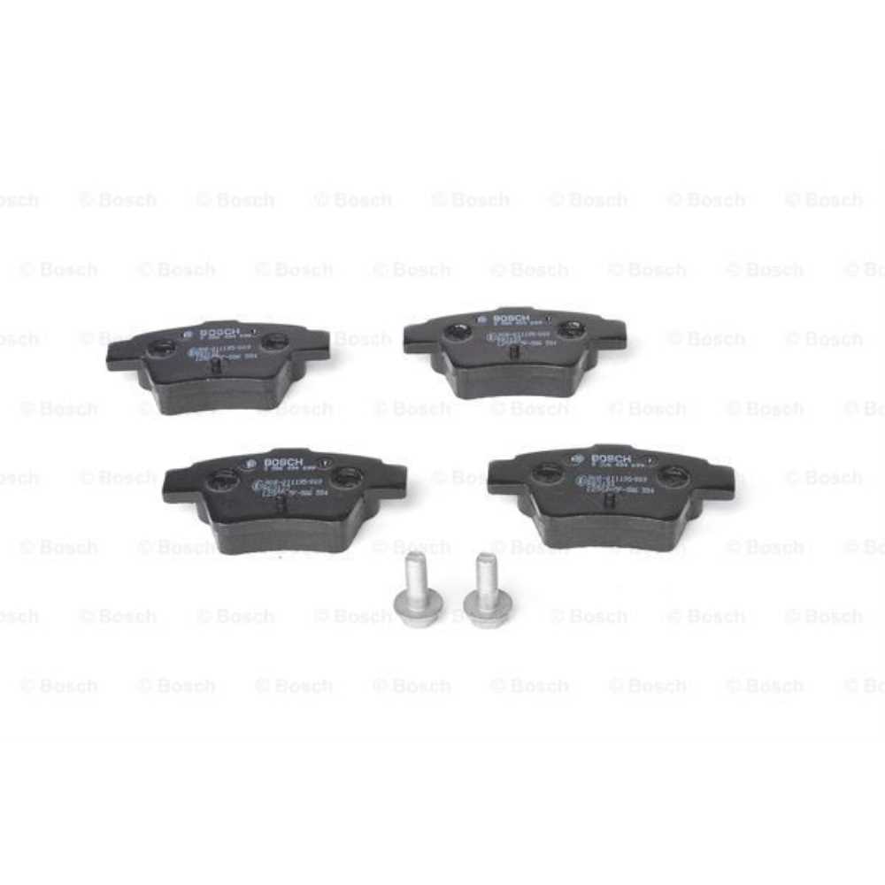 BOSCH Satz Bremsbeläge + Bremsscheiben Voll hinten für Peugeot 207 CC WD 307