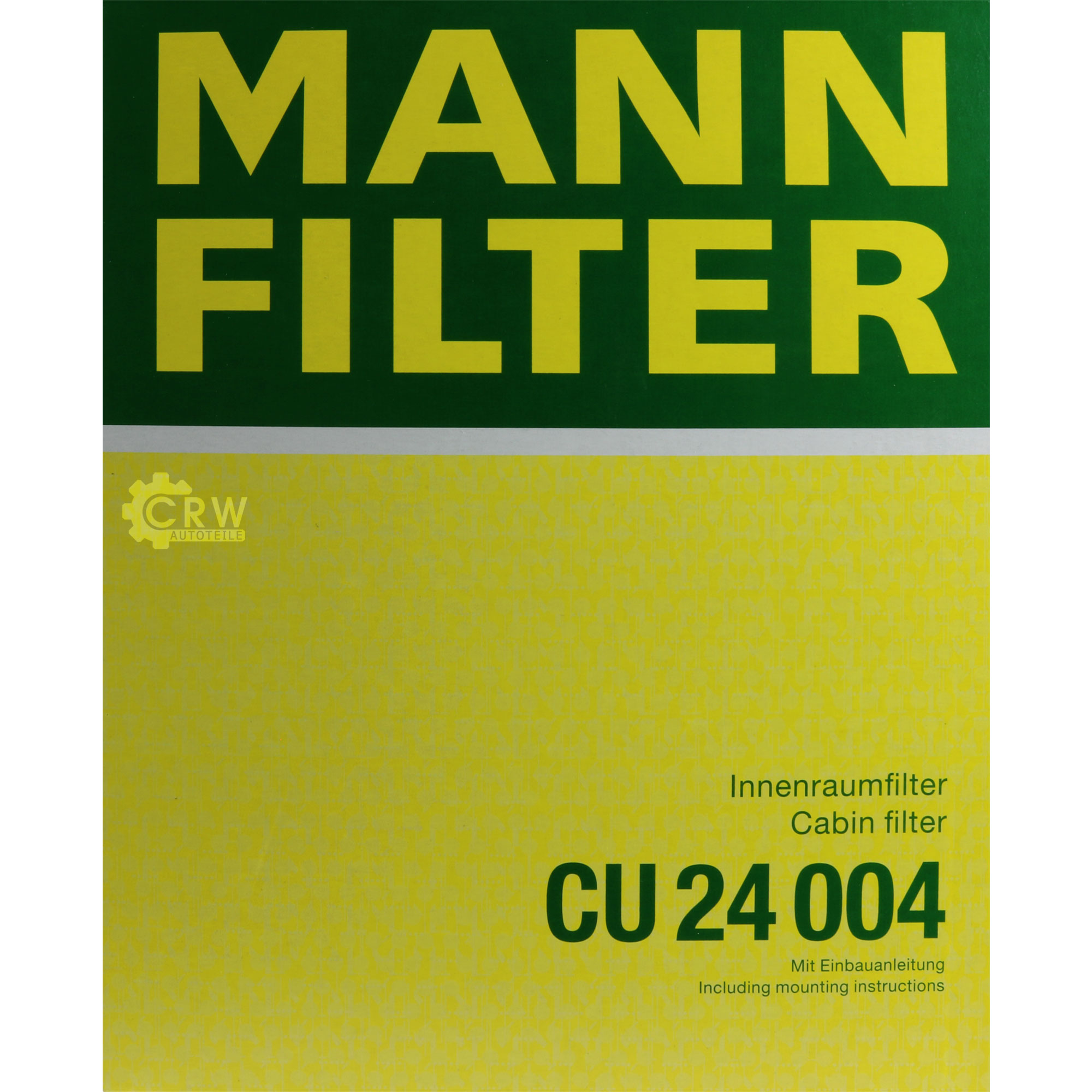 MANN-FILTER Filter Innenraumluft für Hyundai IX35 LM EL ELH 1.6 2.0 4WD 1.7