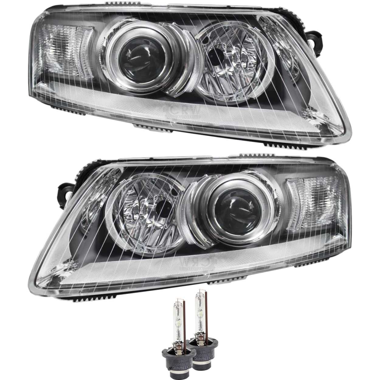 Xenon Scheinwerfer Set für Audi A6 (4F) 05.04-09.08 D2S mit Motor inkl. Lampen