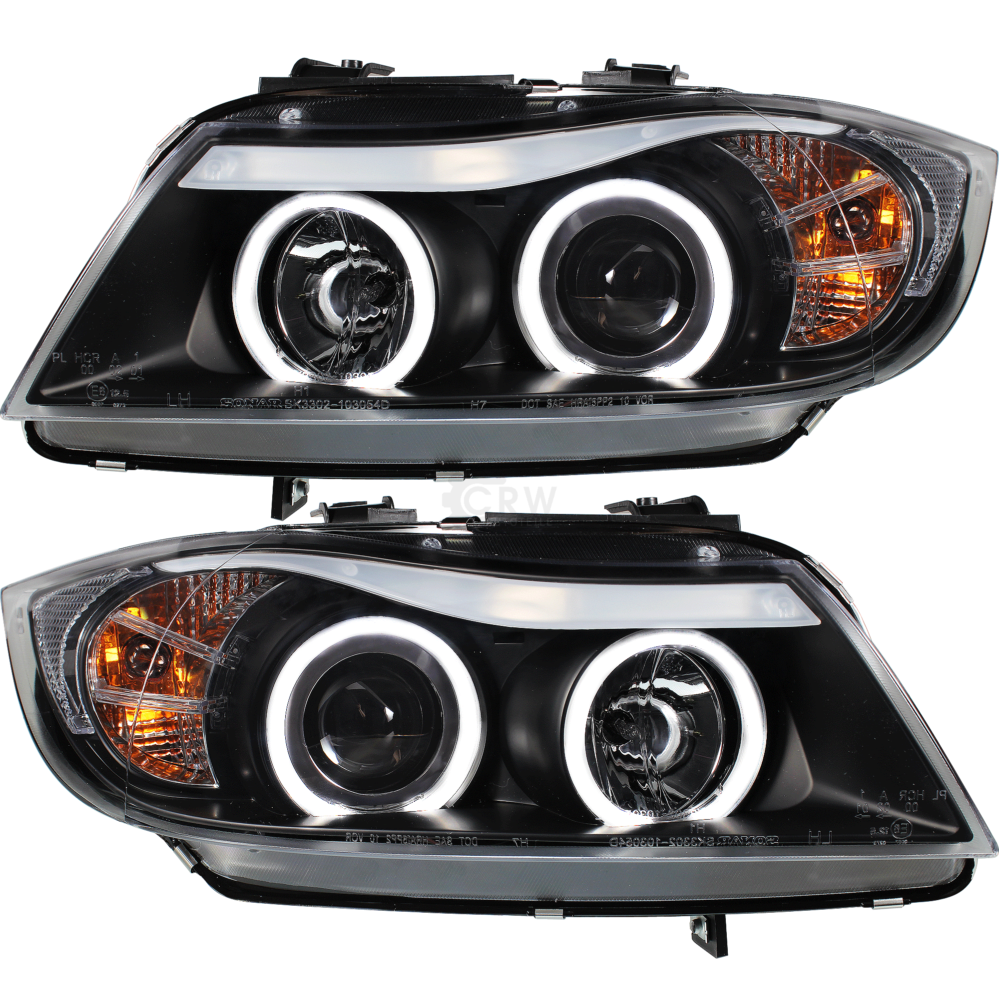 Hauptscheinwerfer Satz H1/H7/PY21W links (Fahrerseite) und rechts für