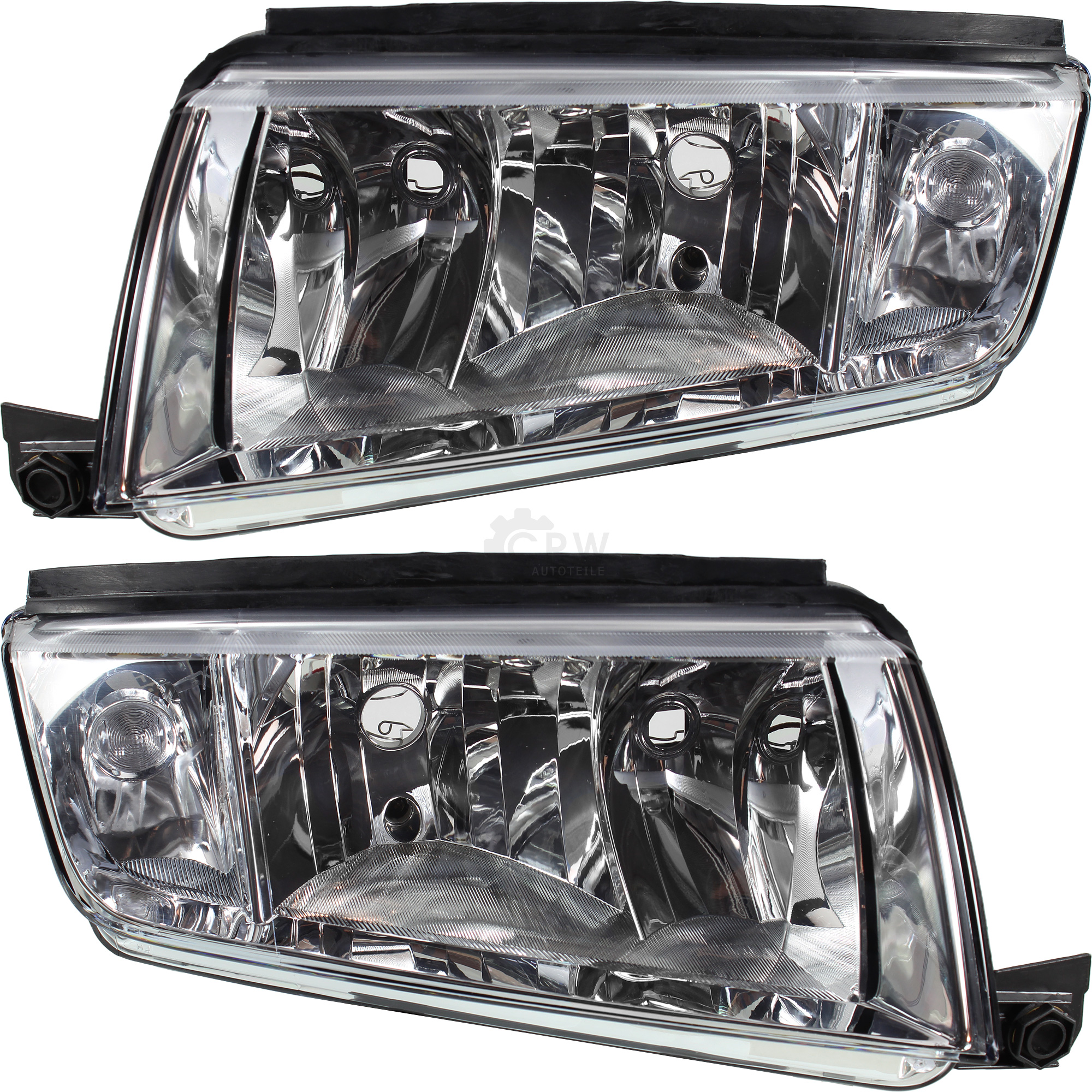 Scheinwerfer Set für Skoda Fabia Bj. 01/00-08 H7+H3 Frontscheinwerfer