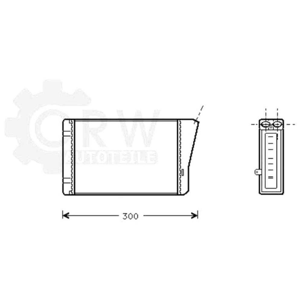 Wärmetauscher Innenraumheizung für Opel Omega B V94 2.2 16V 2.0 21_ 22_ 23_