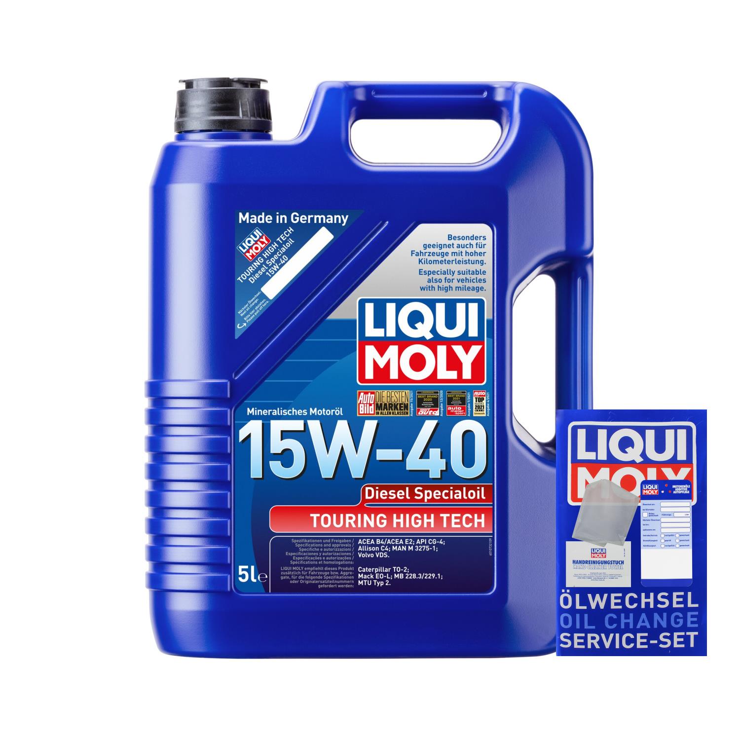 Liqui Moly Touring High Tech Diesel Spezialöl 15W-40 Motoröl Oil 5L