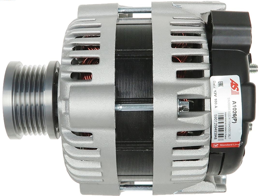 AS-PL Lichtmaschine Generator 100A 12V für Opel Astra J 1.6 Turbo 1.8