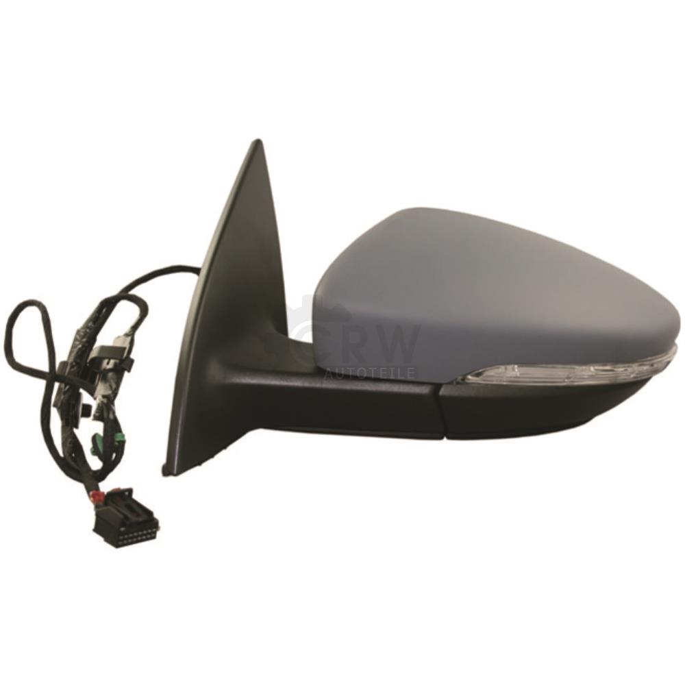 Außenspiegel rechts für VW Eos Typ 1F Bj. 07-10 elek. 6-PIN beheizbar Convex IEB
