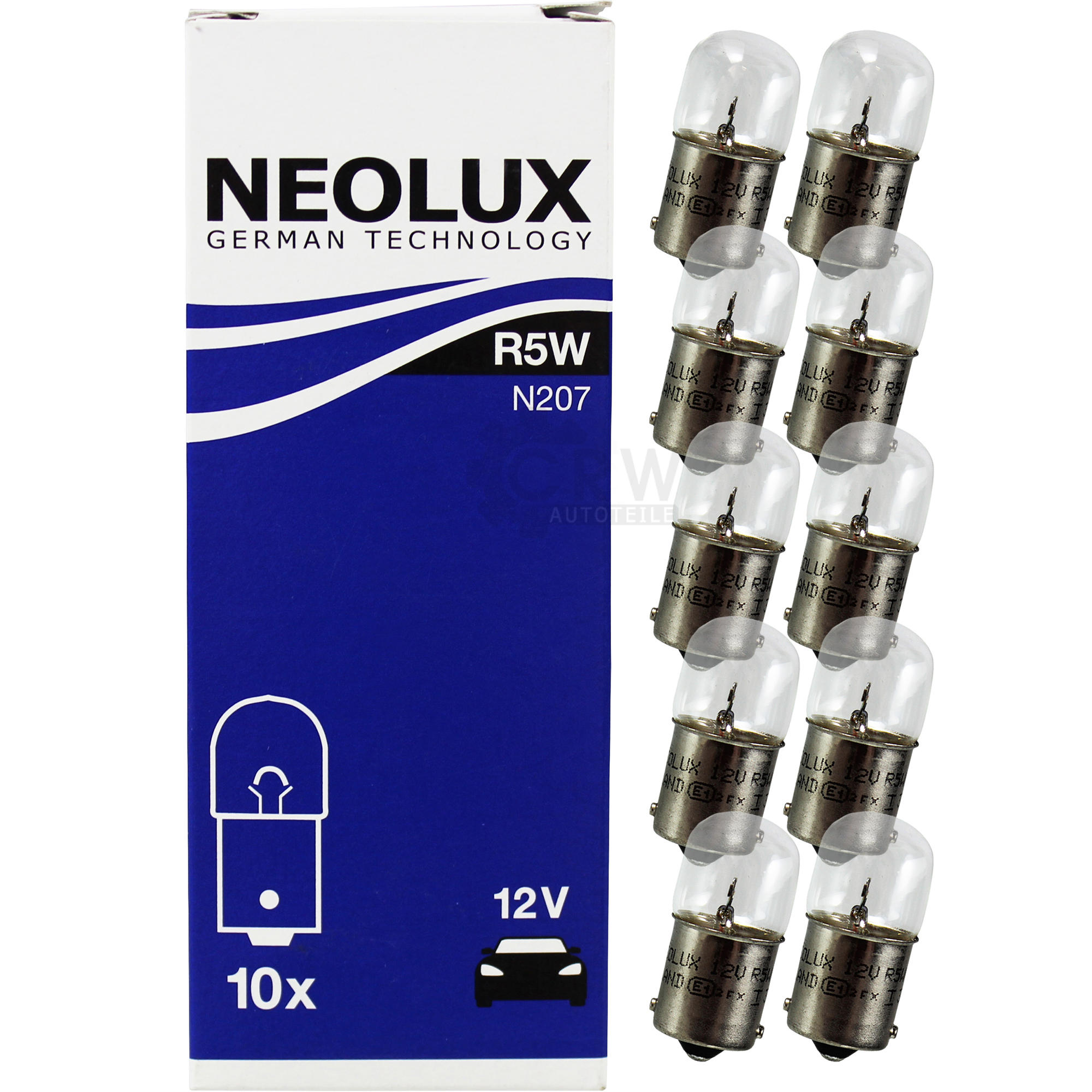 NEOLUX Standard R5W 5W Sockel BA15s 12V Signalbeleuchtung und Innenbeleuchtung