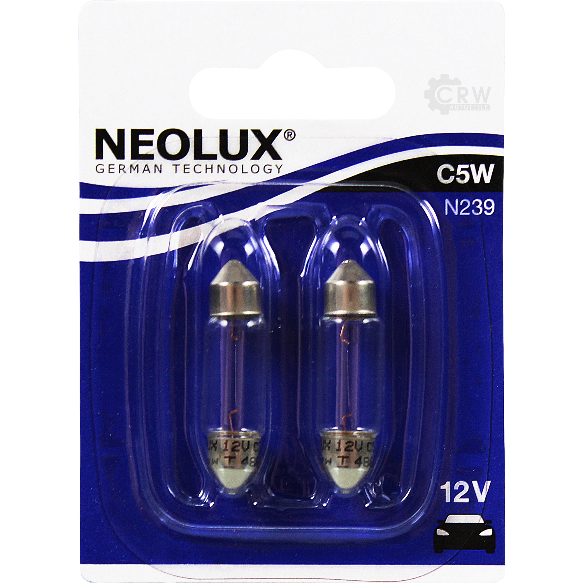 NEOLUX Standard C5W 5W 12V Sockel SV8,5-8 Signalbeleuchtung und Innenbeleuchtung