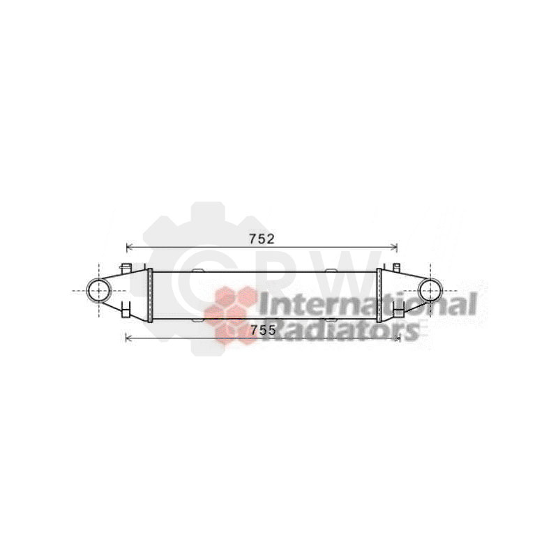 Ladeluftkühler Ladeluft Kühler für Mercedes-Benz C-Klasse T-Model W204 S204