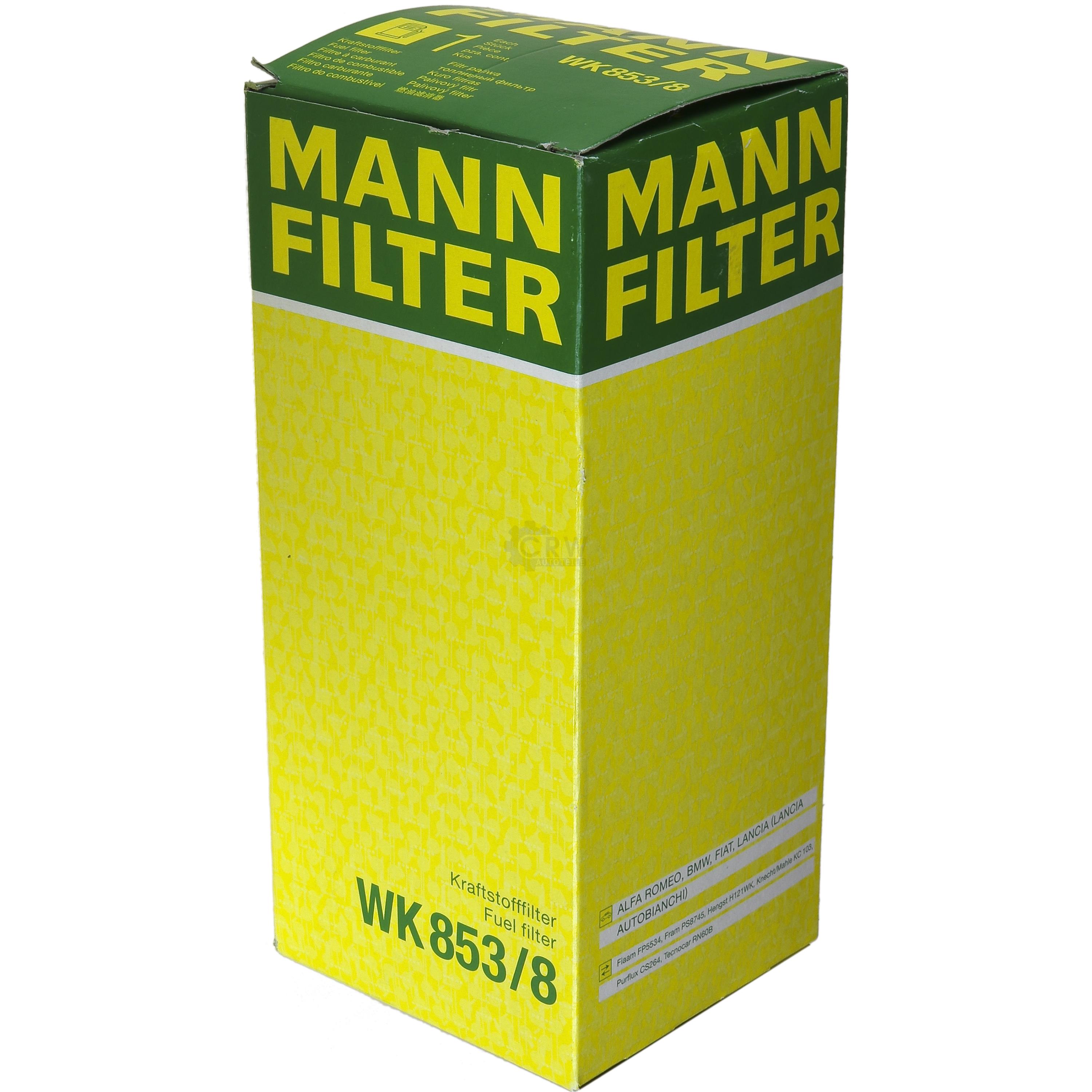 MANN-FILTER Kraftstofffilter WK 853/8 Fuel Filter