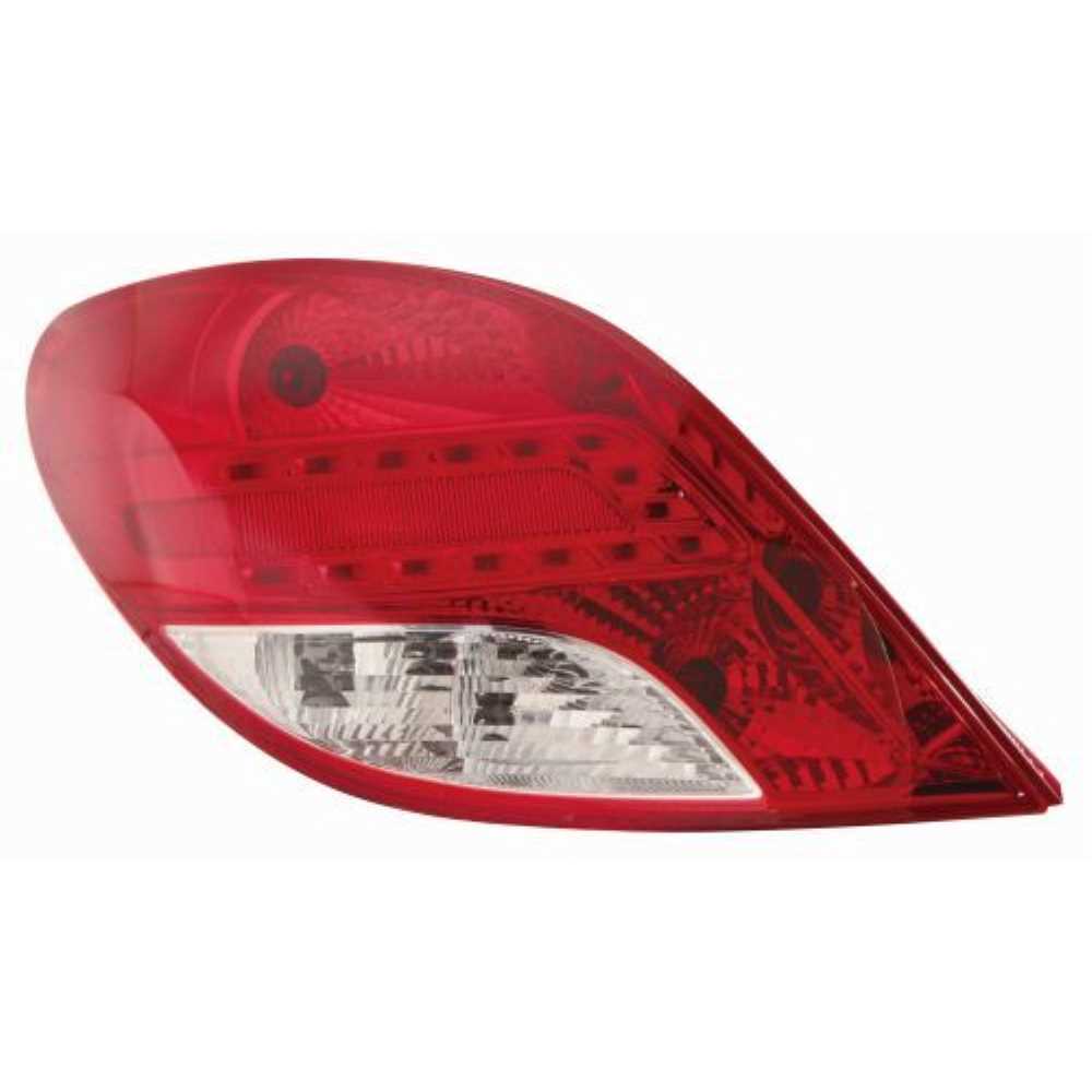 Rückleuchte Heckleuchte Rücklicht links weiß passend für Peugeot 207 WA_ WC_