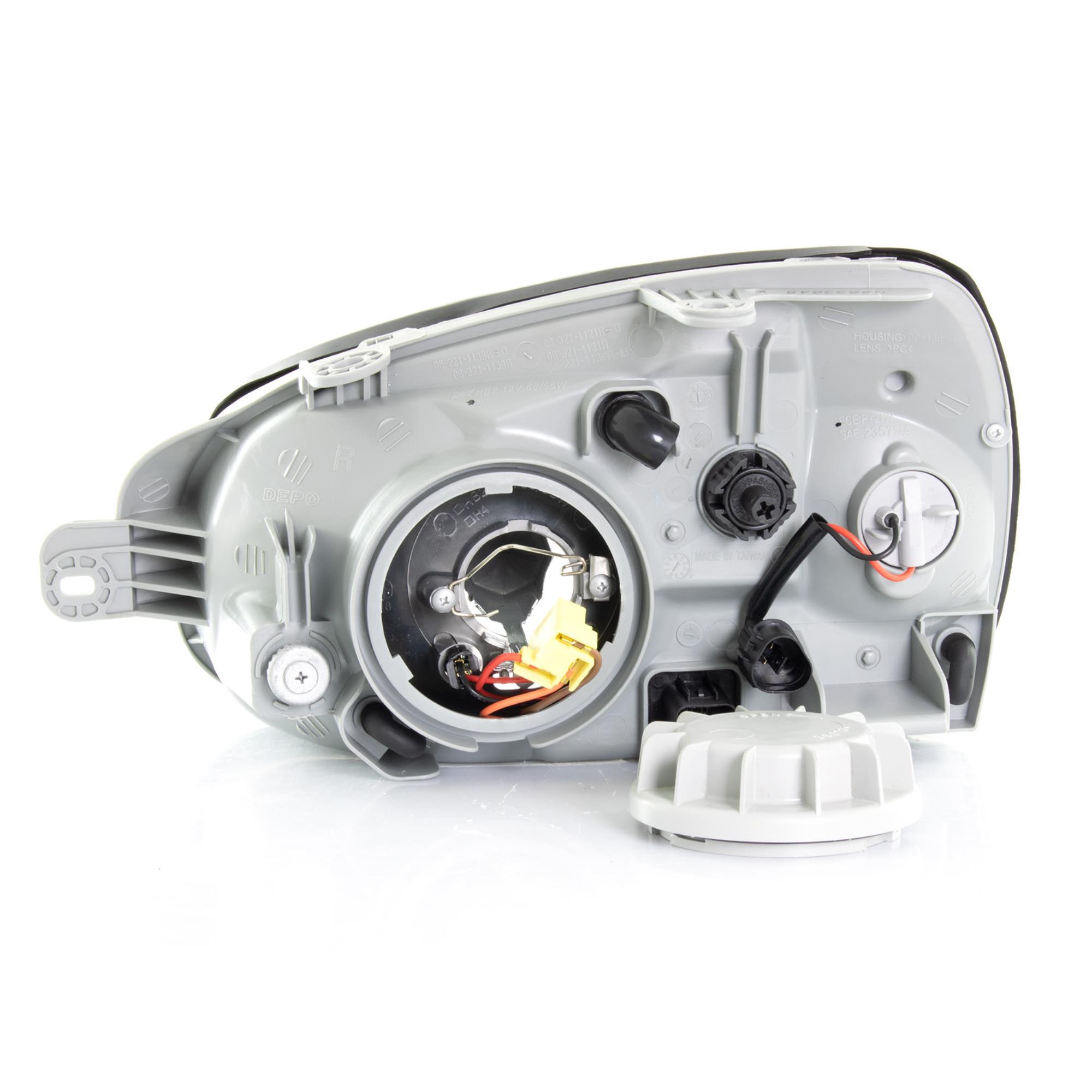 Halogen Scheinwerfer Set für Hyundai Santa Fe 1.00>> H4 ohne Motor