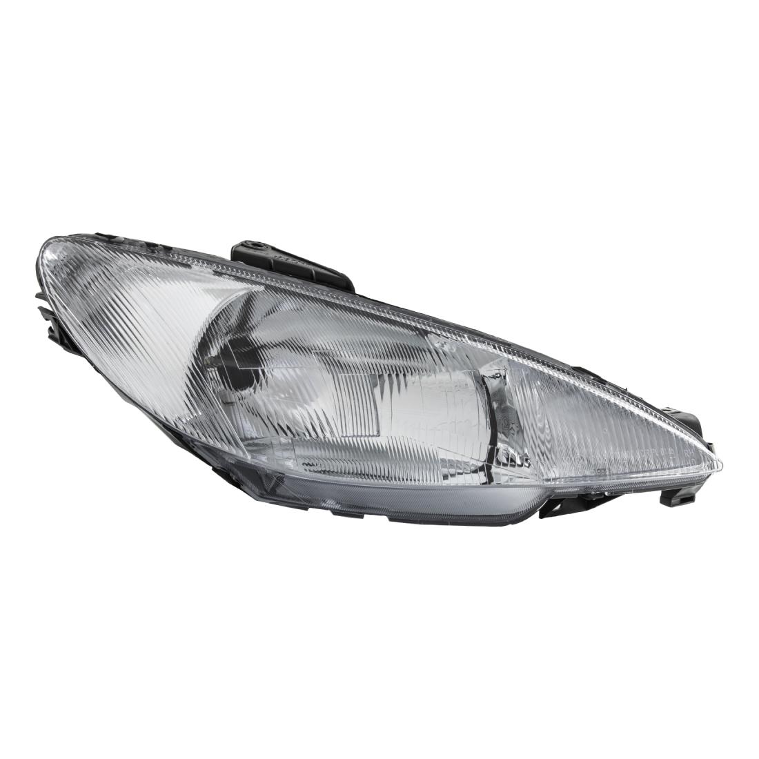 Scheinwerfer rechts für Peugeot 206/206CC Bj. 98->> H4 inkl. OSRAM Lampen CYX