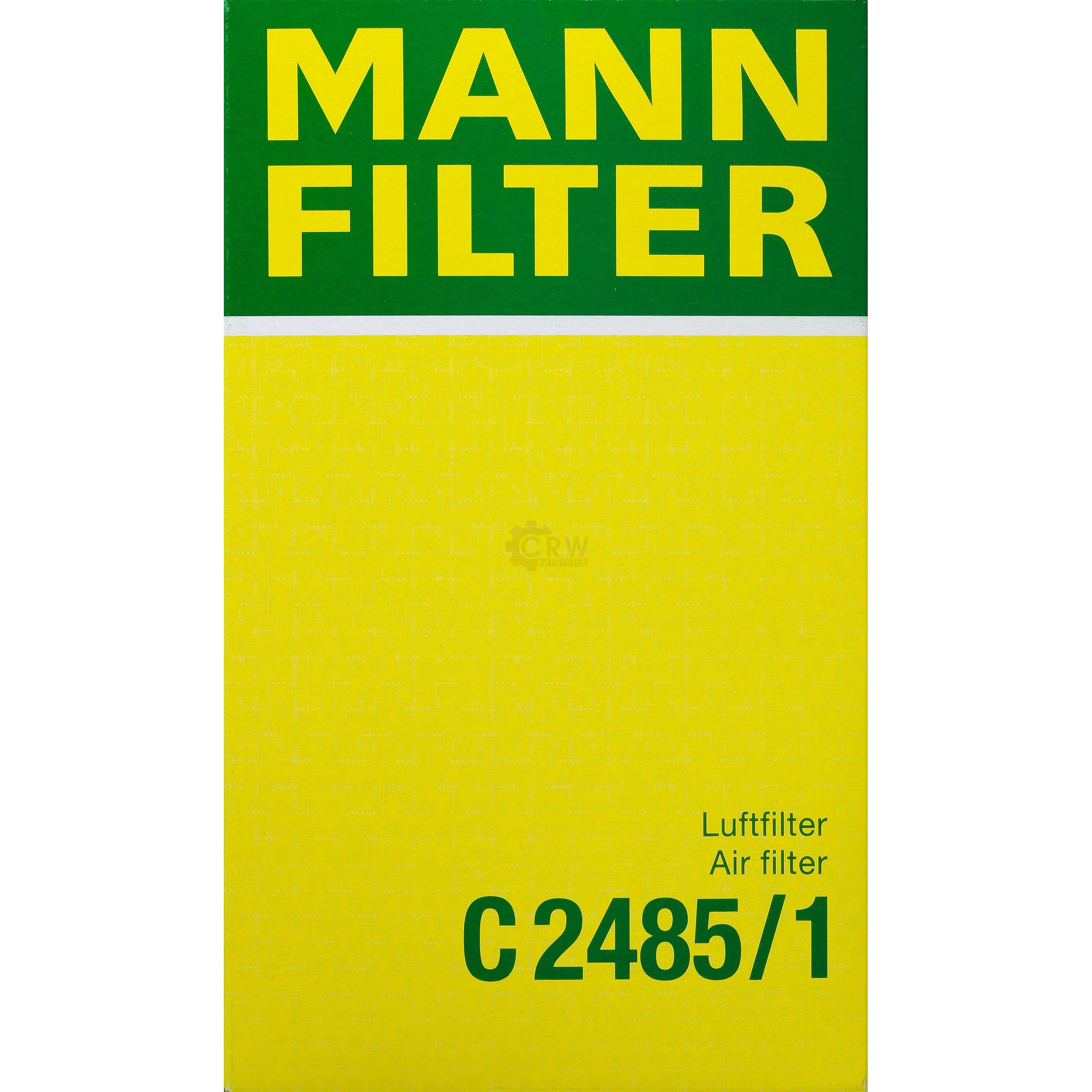 MANN-FILTER Luftfilter für Renault Clio III BR0/1 CR0/1 1.6 16V 1.5 dCi KR0/1_