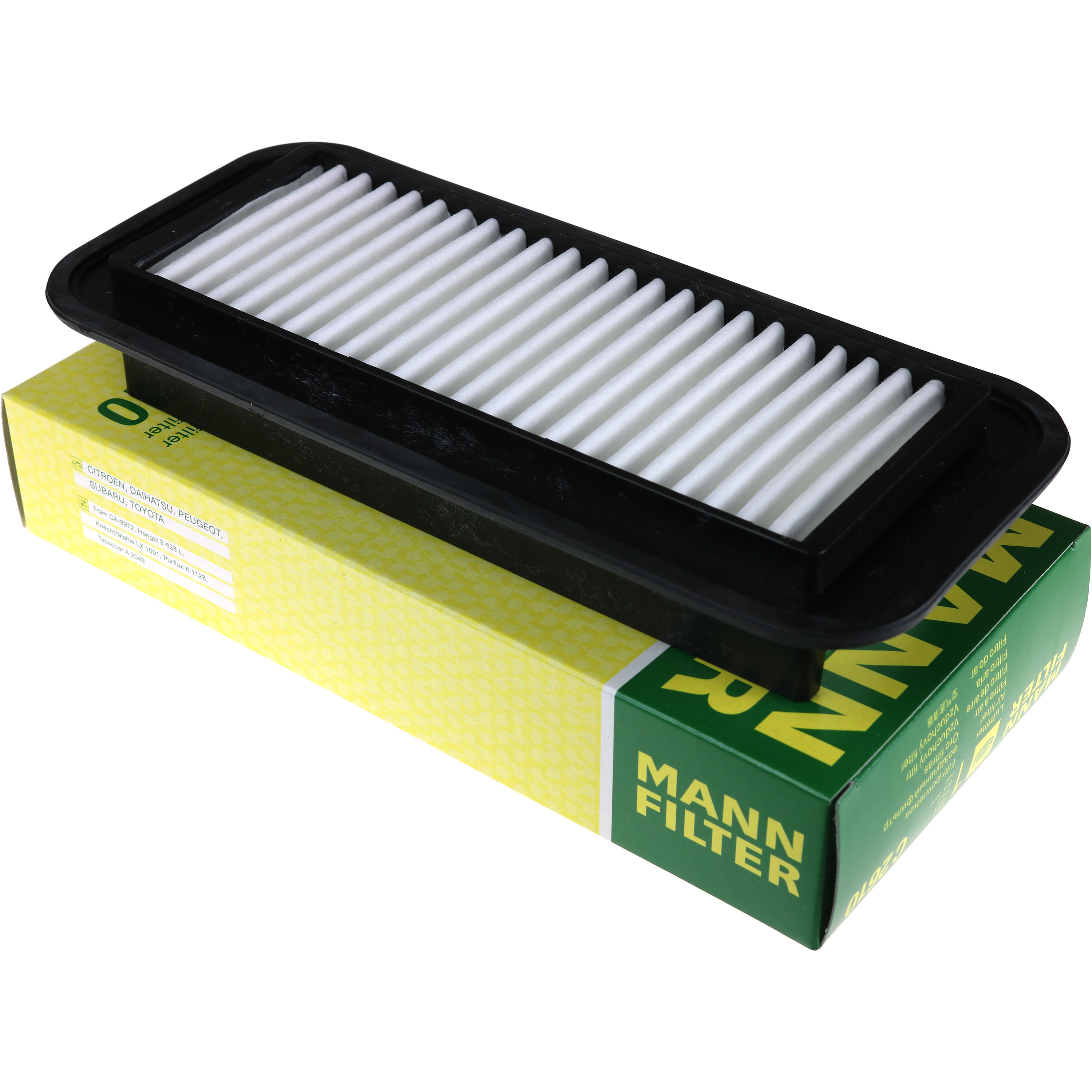 MANN-FILTER Luftfilter für Toyota Aygo WNB1_ KGB1_ 1.0 Yaris _P9_ 1.3 VVT-i