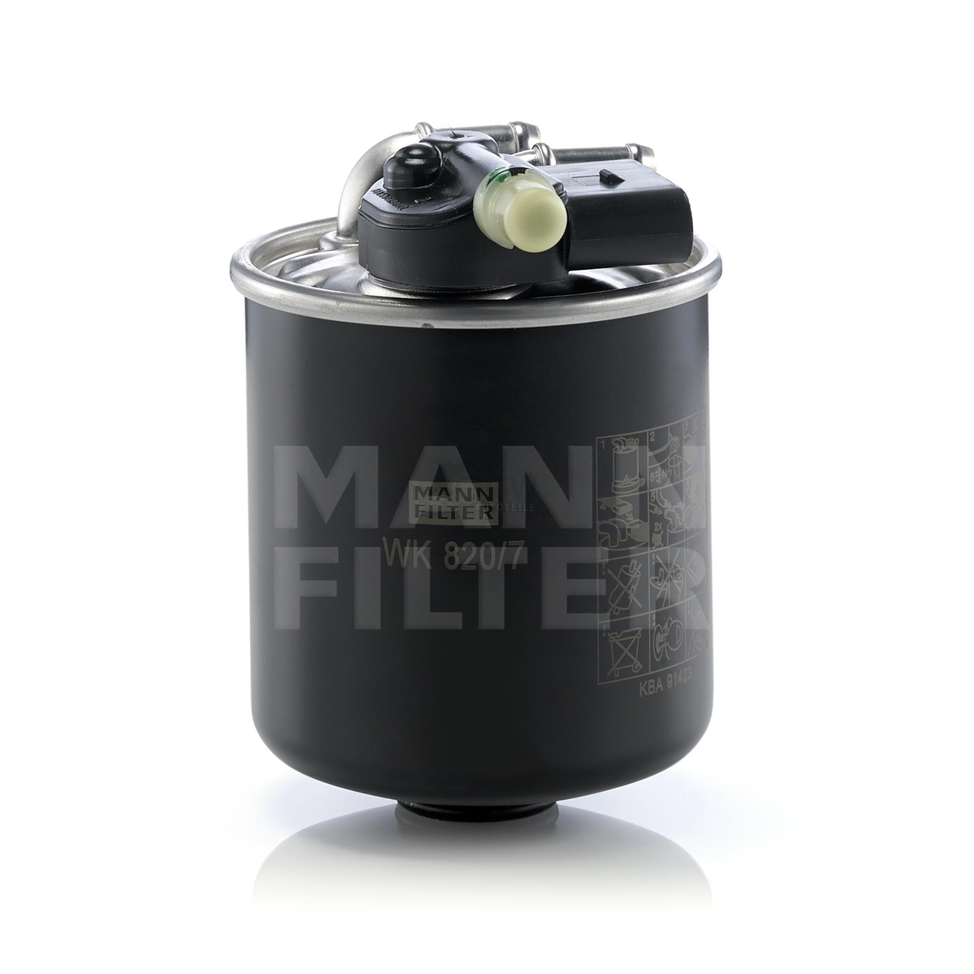 MANN-FILTER Kraftstofffilter WK 820/7 Fuel Filter