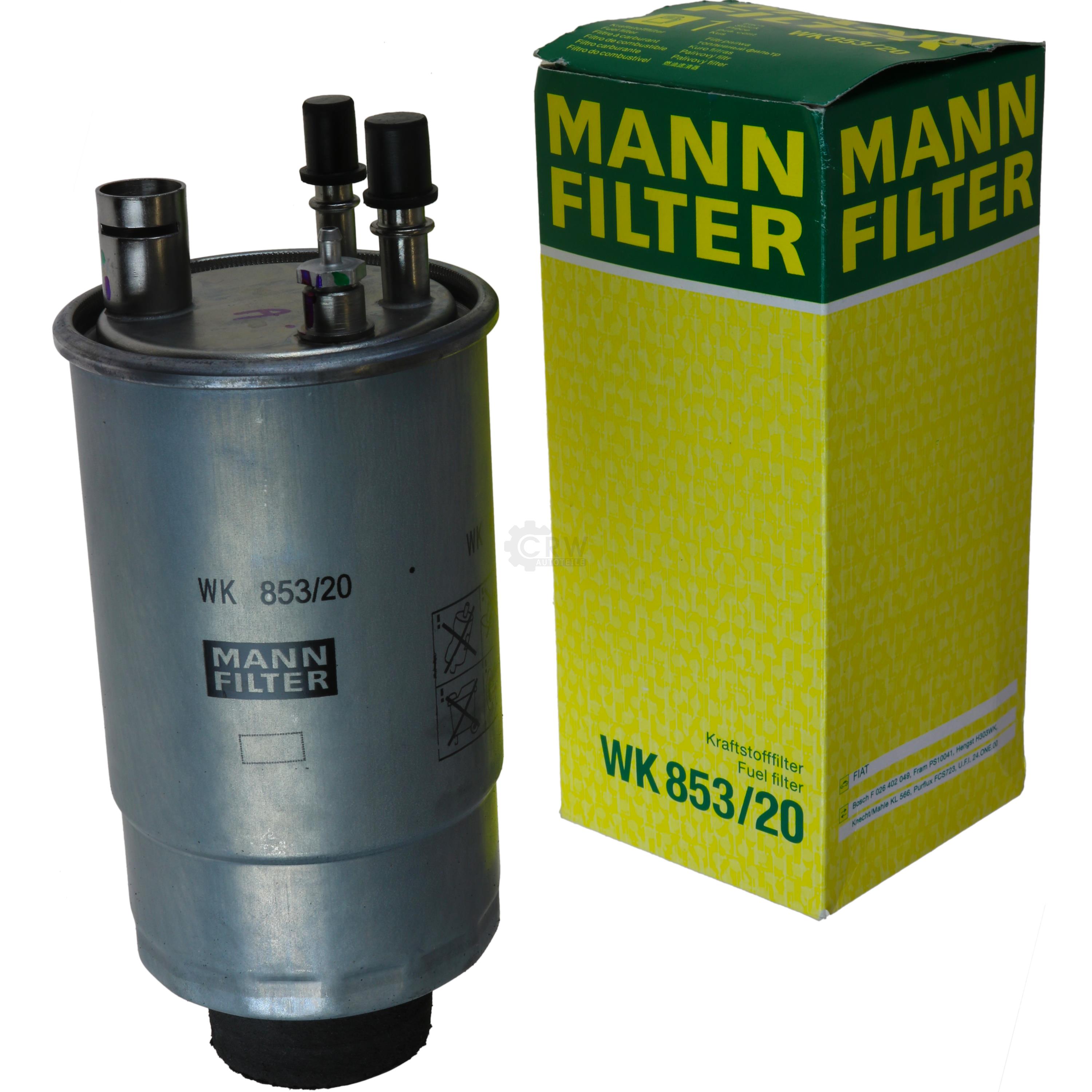 MANN-FILTER Kraftstofffilter WK 853/20 Fuel Filter