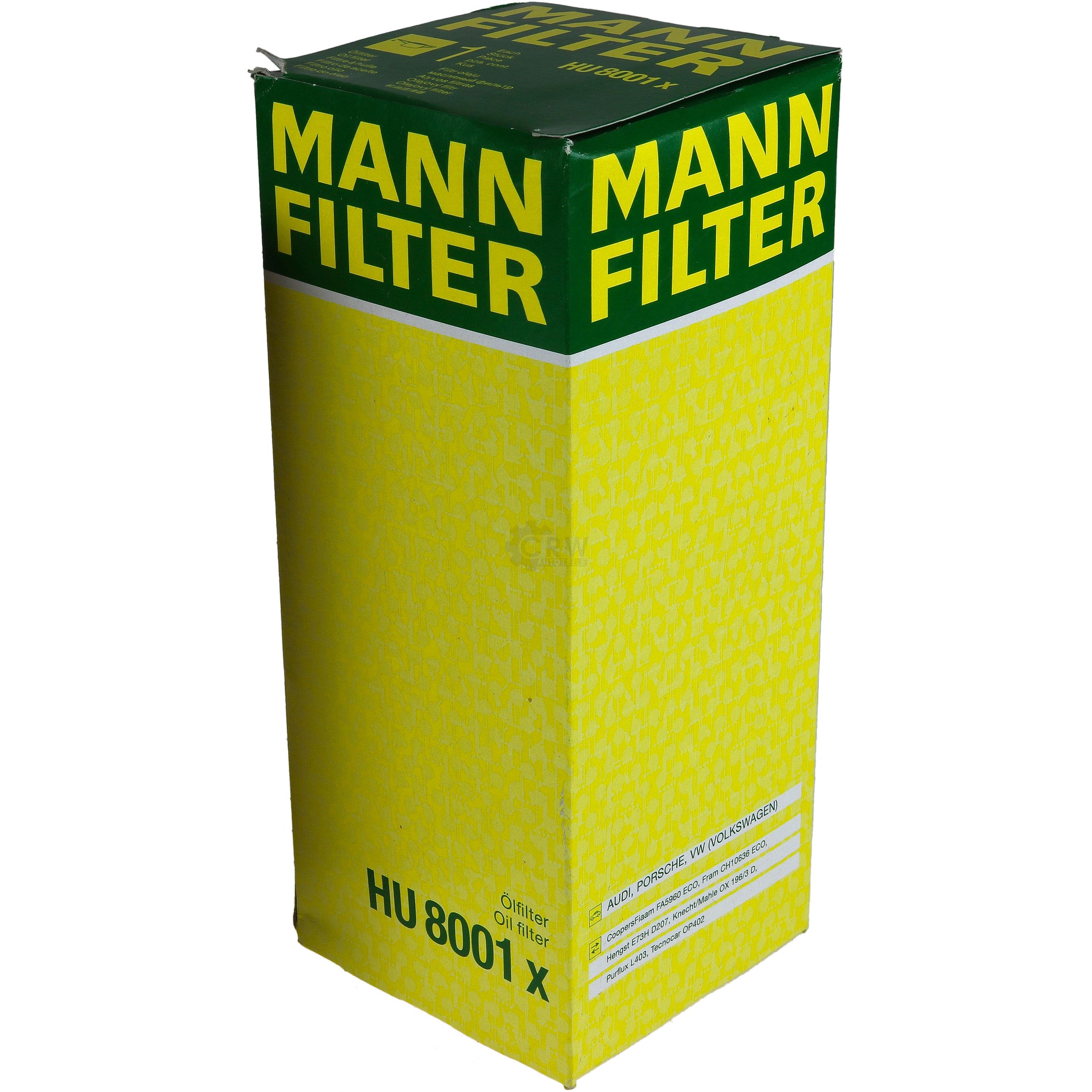 MANN-FILTER Ölfilter HU 8001 x Oil Filter