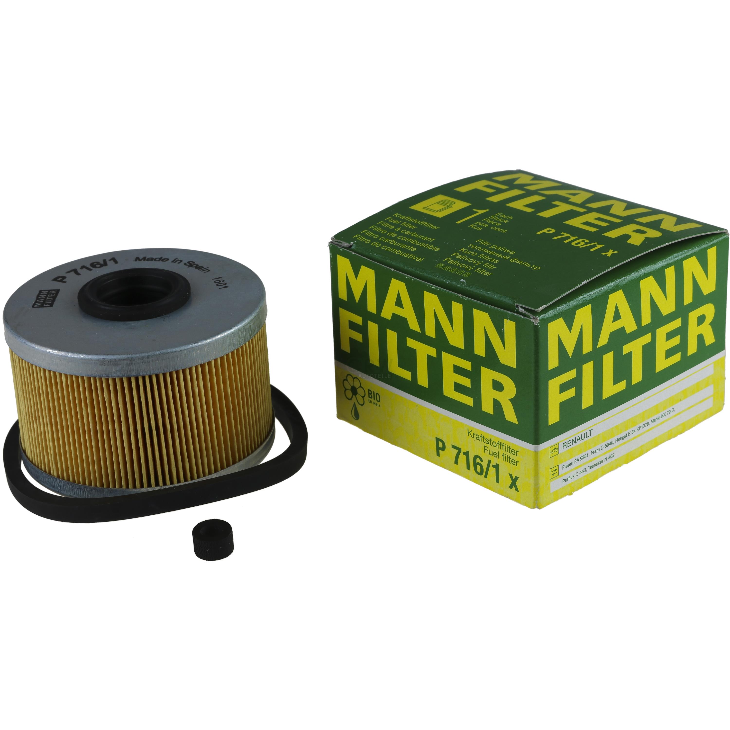 MANN-FILTER Kraftstofffilter P 716/1 x Fuel Filter