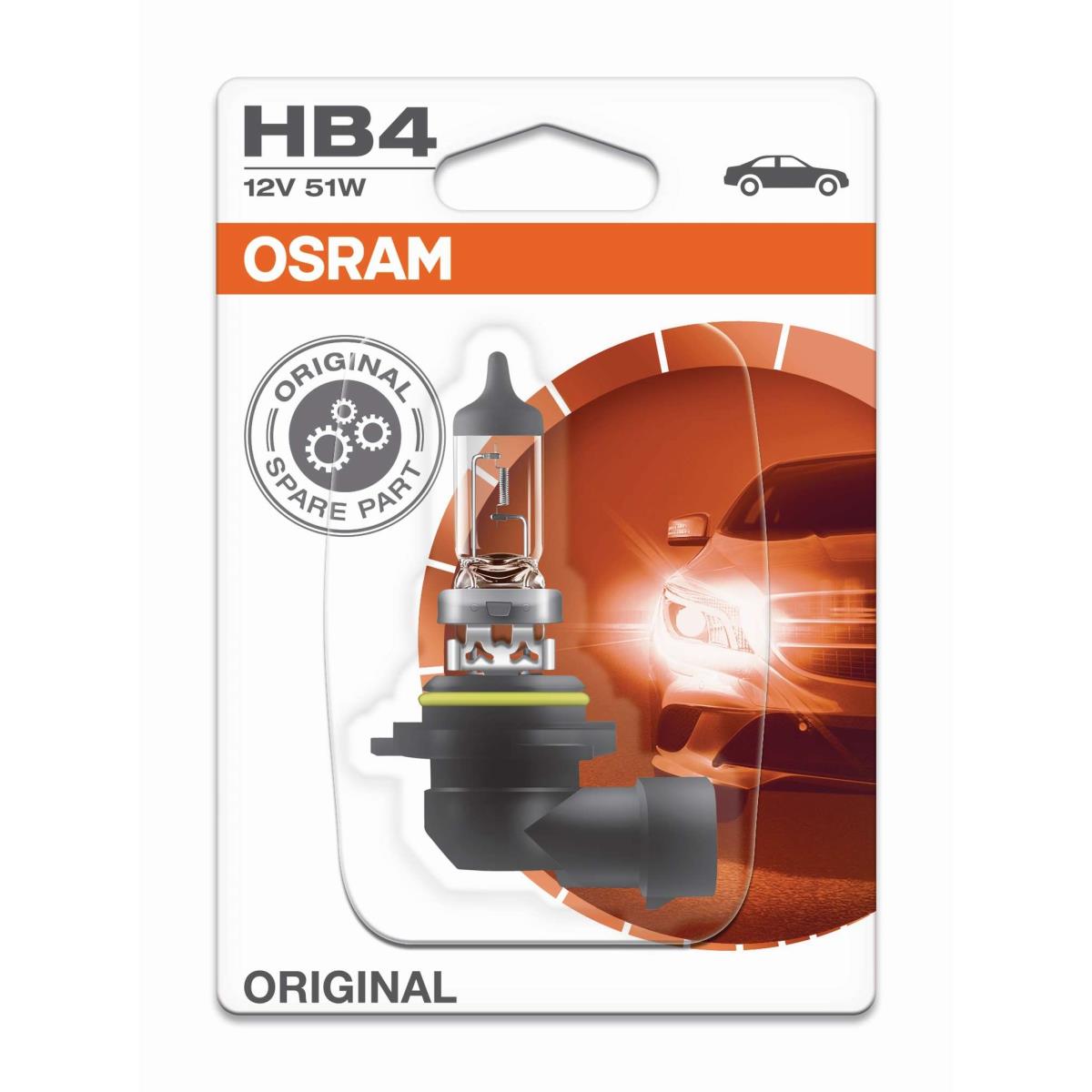 OSRAM Line HB4 Halogen 12V 51W Sockel P22d Glühbirne