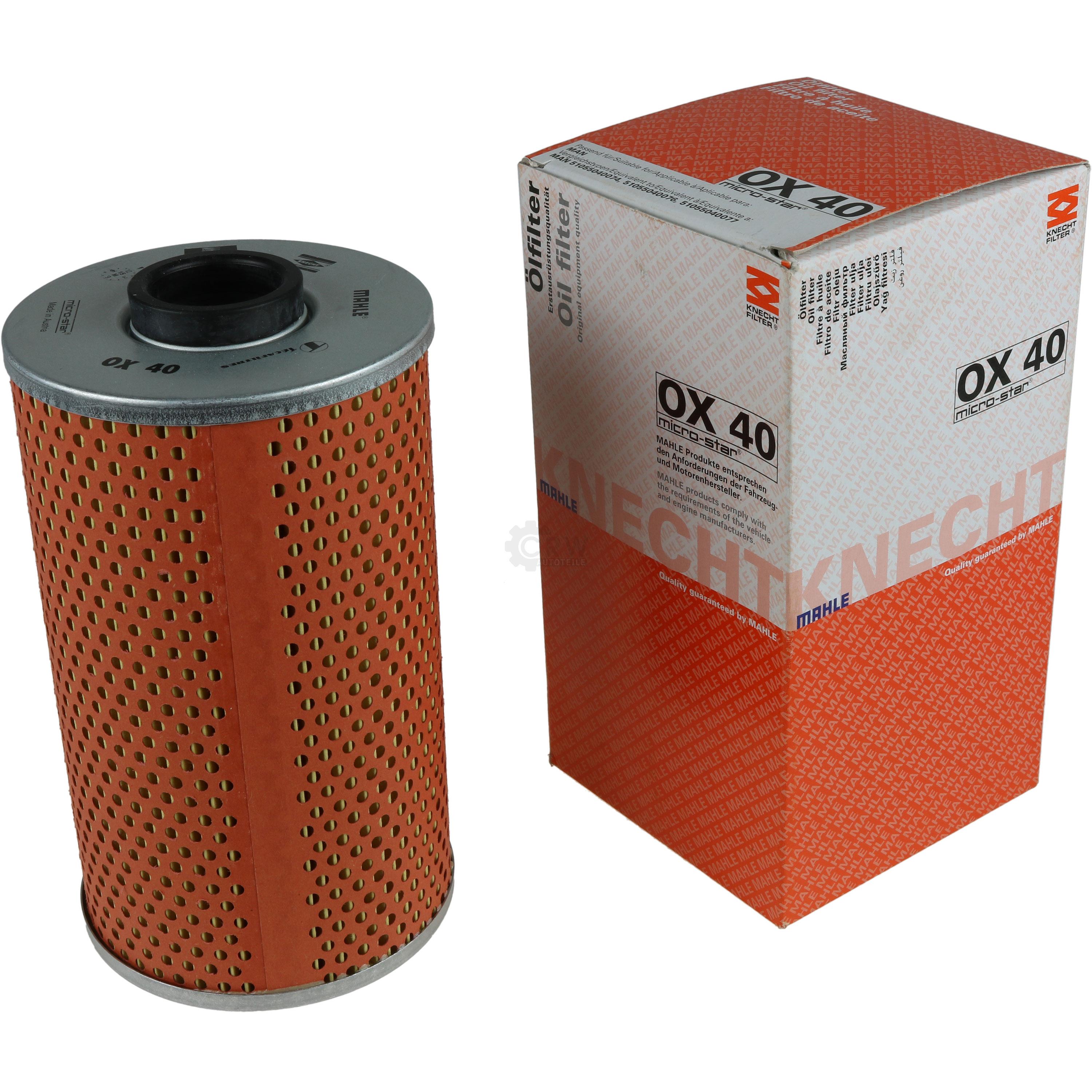 MAHLE / KNECHT Ölfilter OX 40 Oil Filter