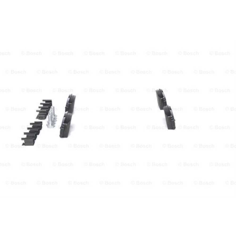 BOSCH Satz Bremsbeläge + Bremsscheiben Voll hinten für Fiat Bravo II 198 198 