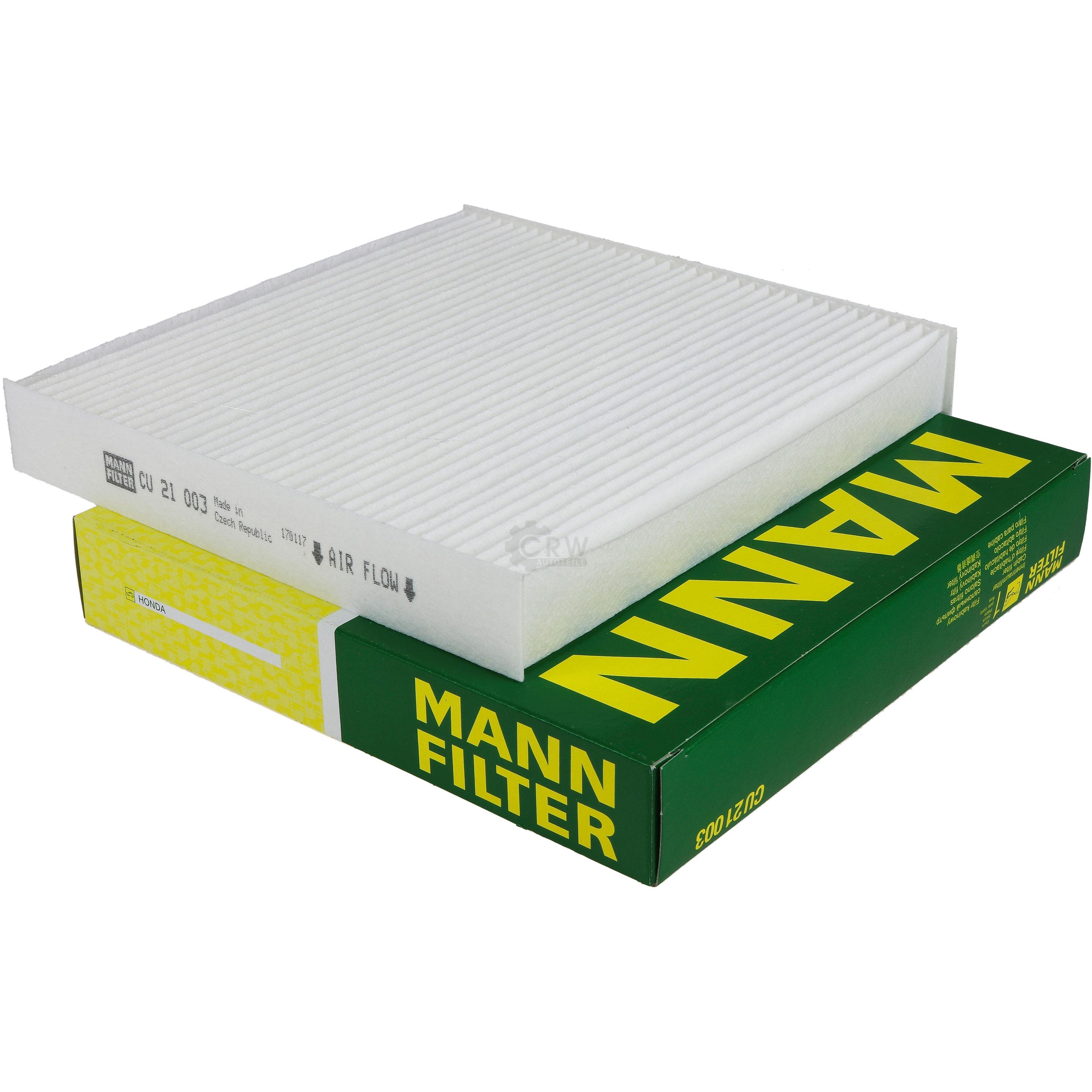 MANN-FILTER Innenraumfilter Pollenfilter CU 21 003