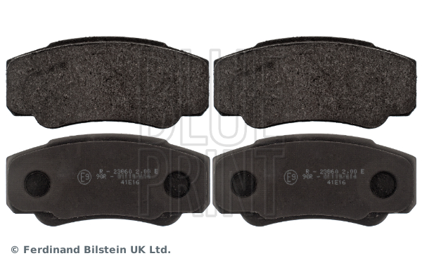 BLUE PRINT Bremsbeläge hinten für Fiat Ducato Pritsche/Fahrgestell Citroën