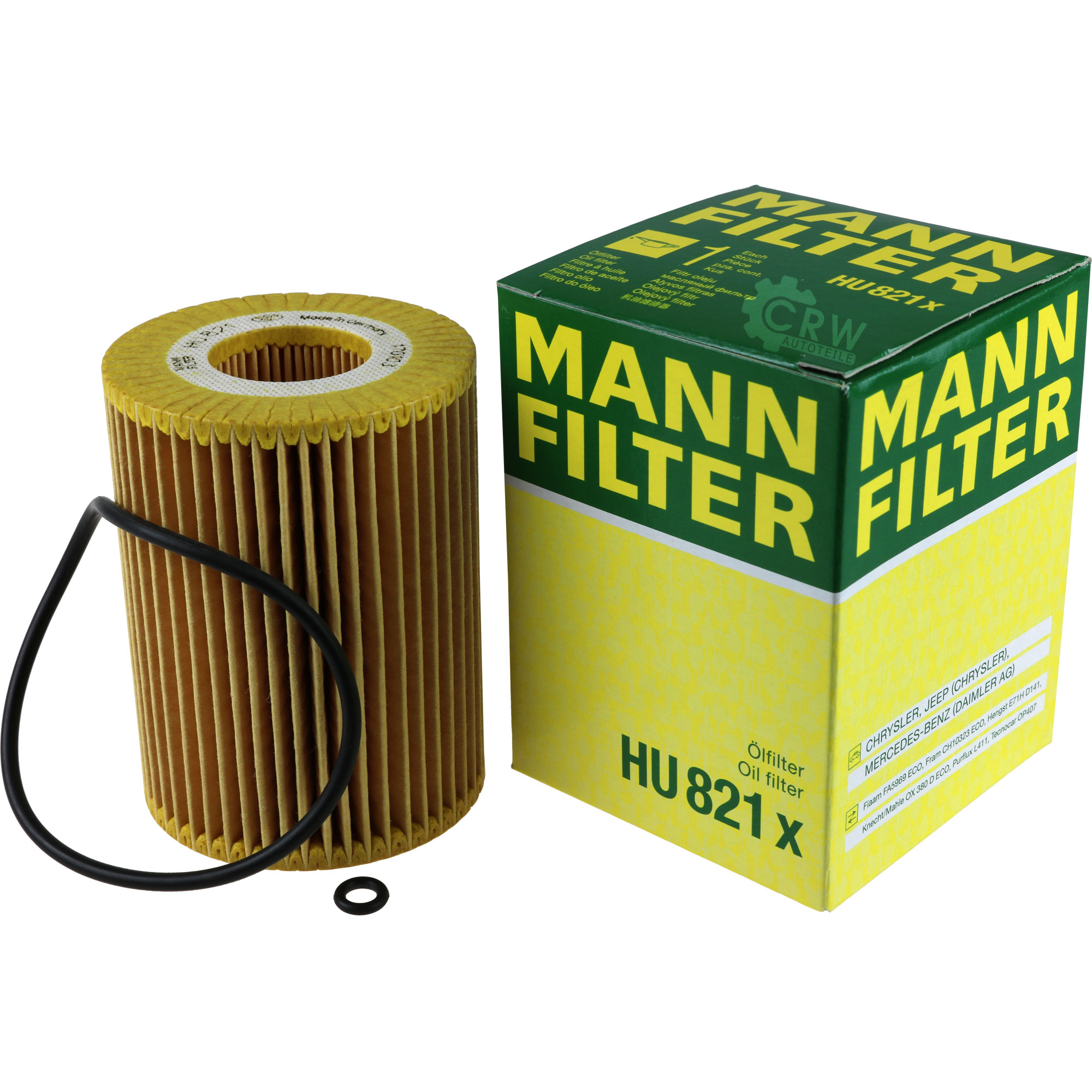 MANN-FILTER Ölfilter HU 821 x Oil Filter