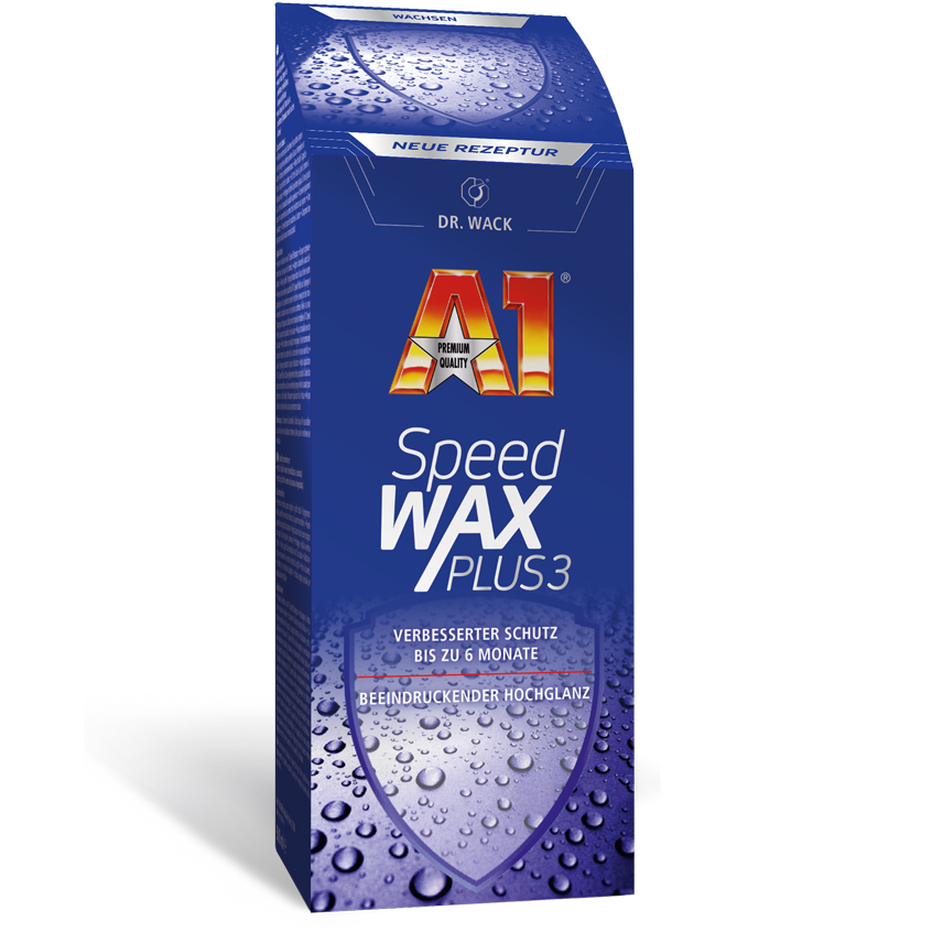 Dr.Wack A1 Speed Wax Plus 3 Autopolitur Lack Schutz Wachs 500 ml