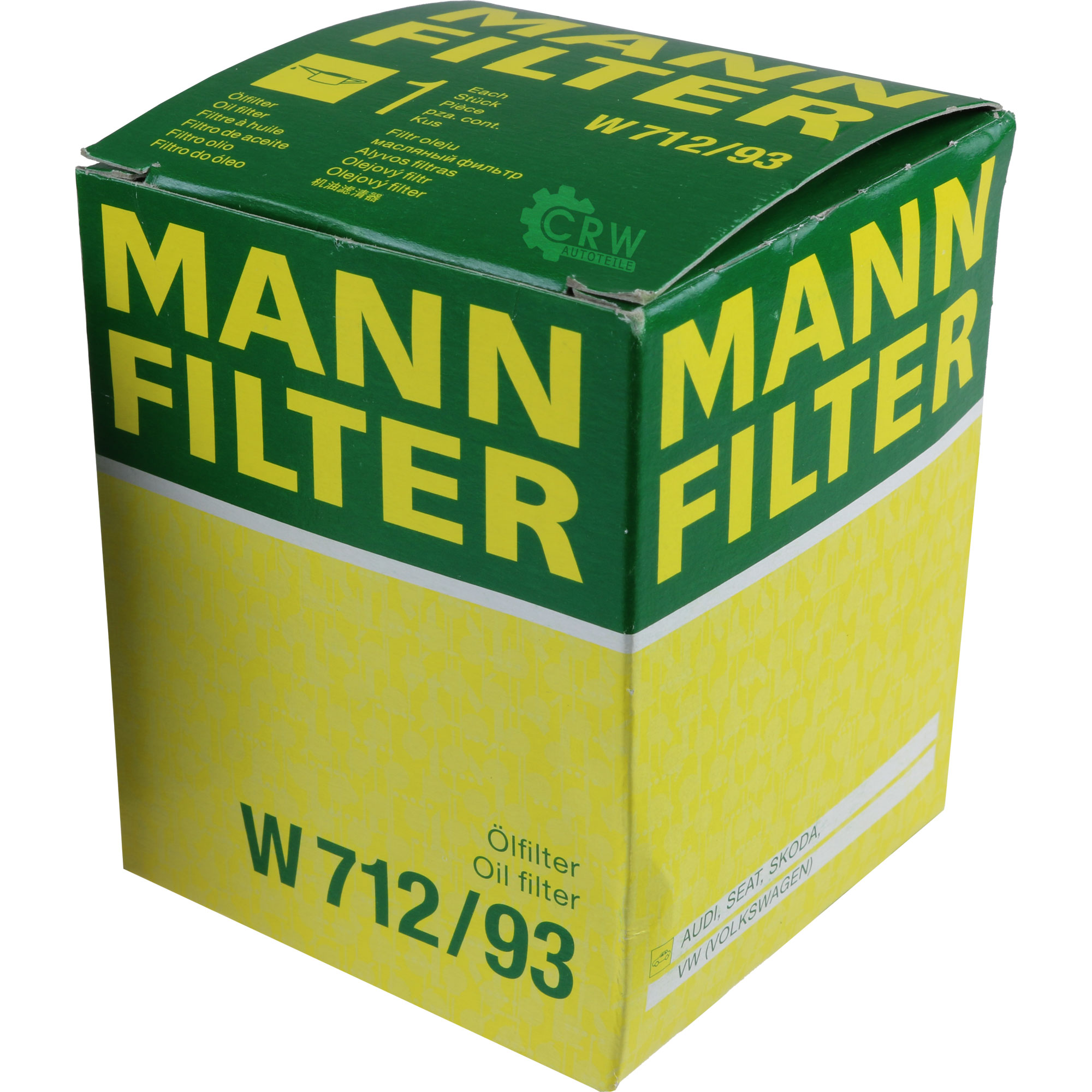 MANN-FILTER Ölfilter W 712/93 Oil Filter